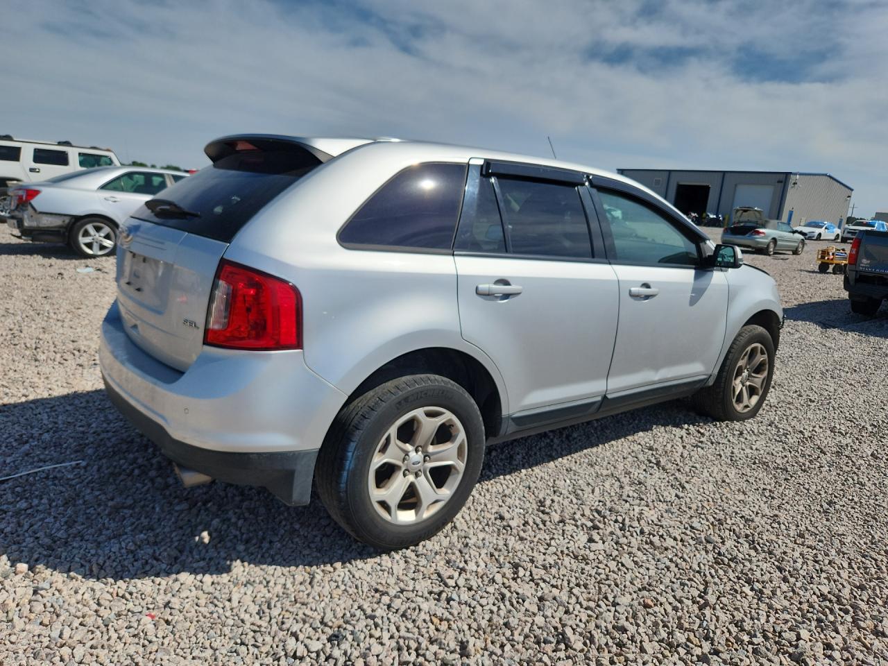 2014 Ford Edge Sel Silver vin: 2FMDK3JC4EBB09892