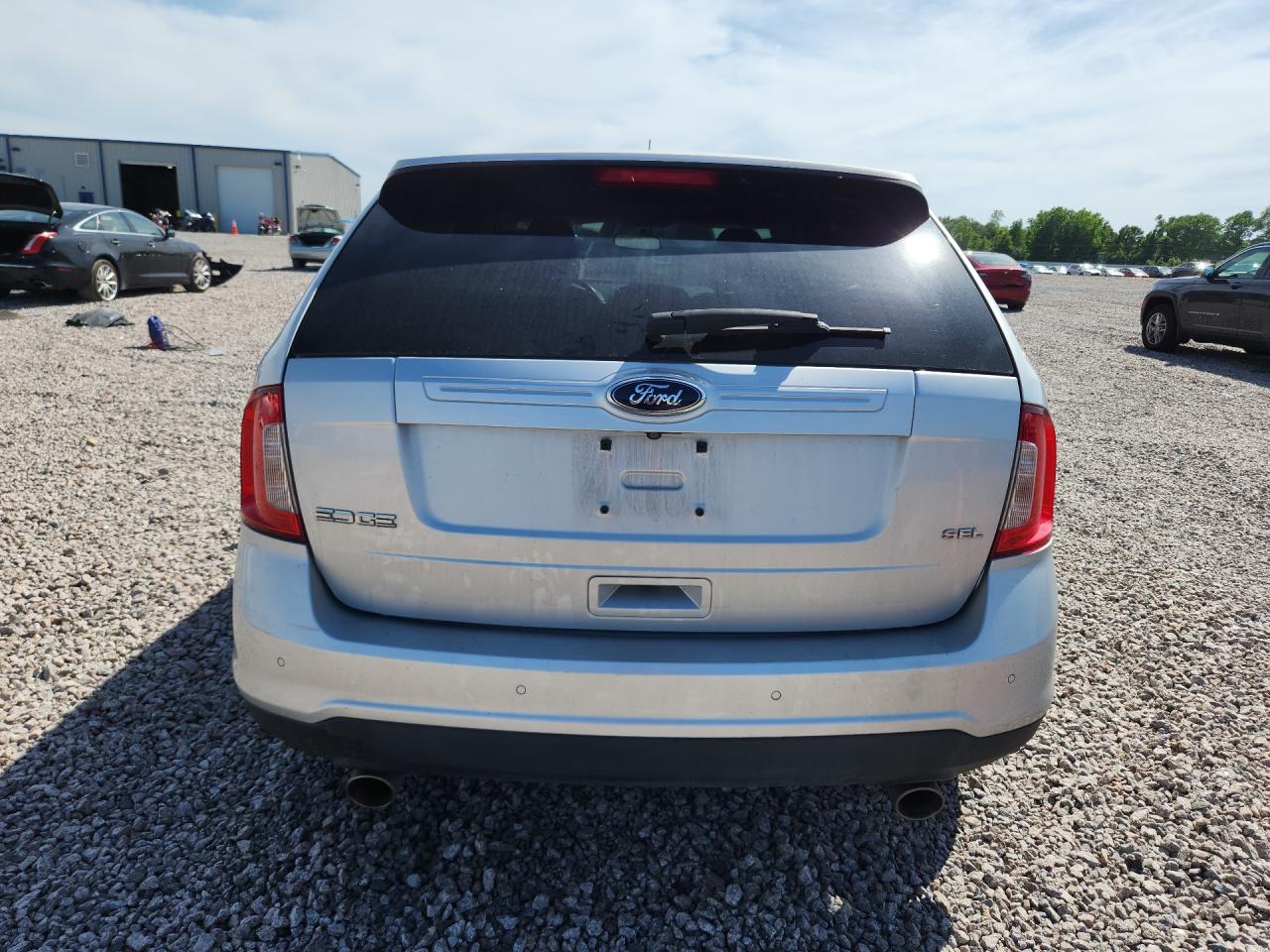 2014 Ford Edge Sel Silver vin: 2FMDK3JC4EBB09892