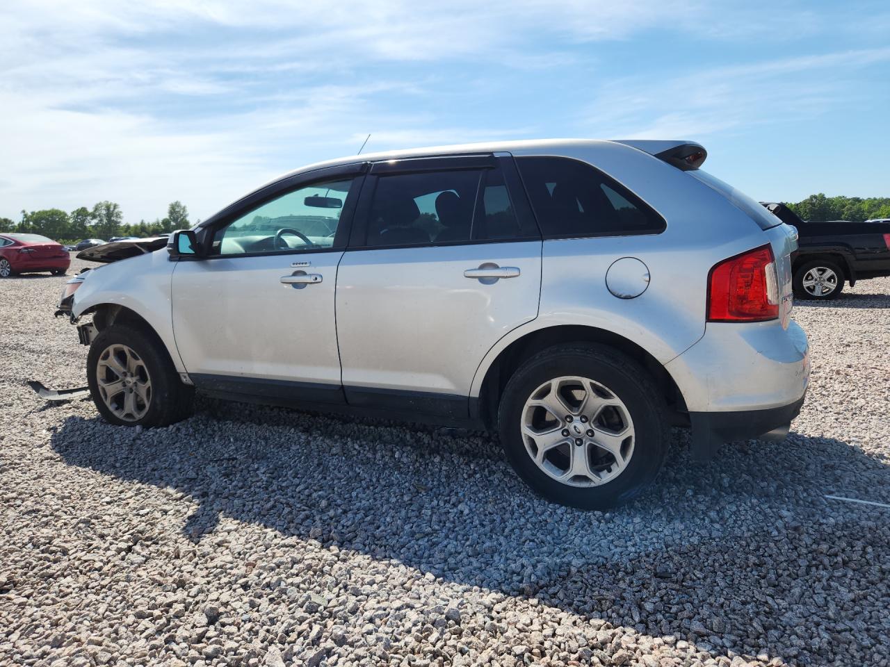 2014 Ford Edge Sel Silver vin: 2FMDK3JC4EBB09892