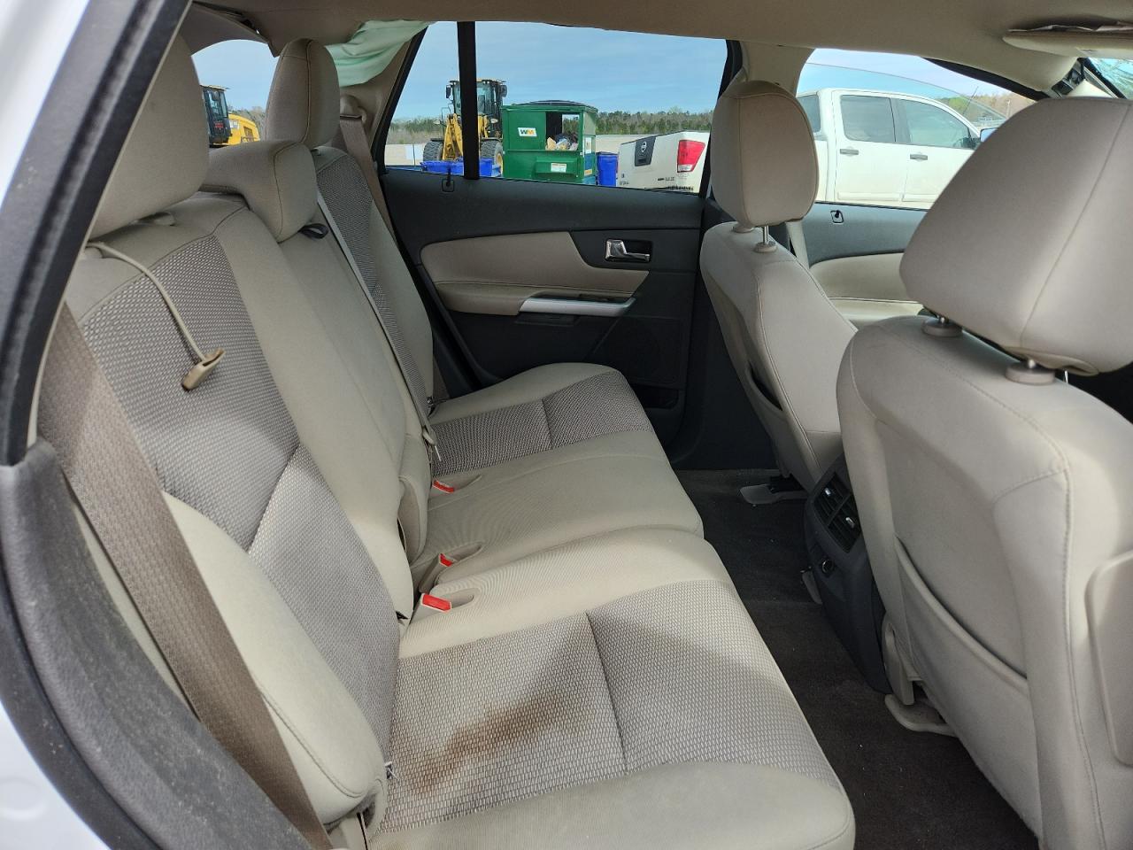 2014 Ford Edge Sel White vin: 2FMDK3JC4EBB35621