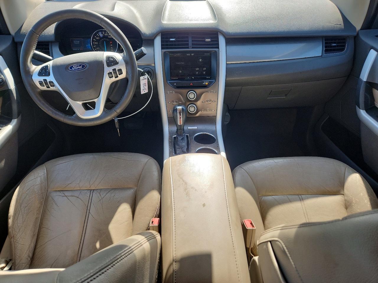 2014 Ford Edge Sel White vin: 2FMDK3JC4EBB74970