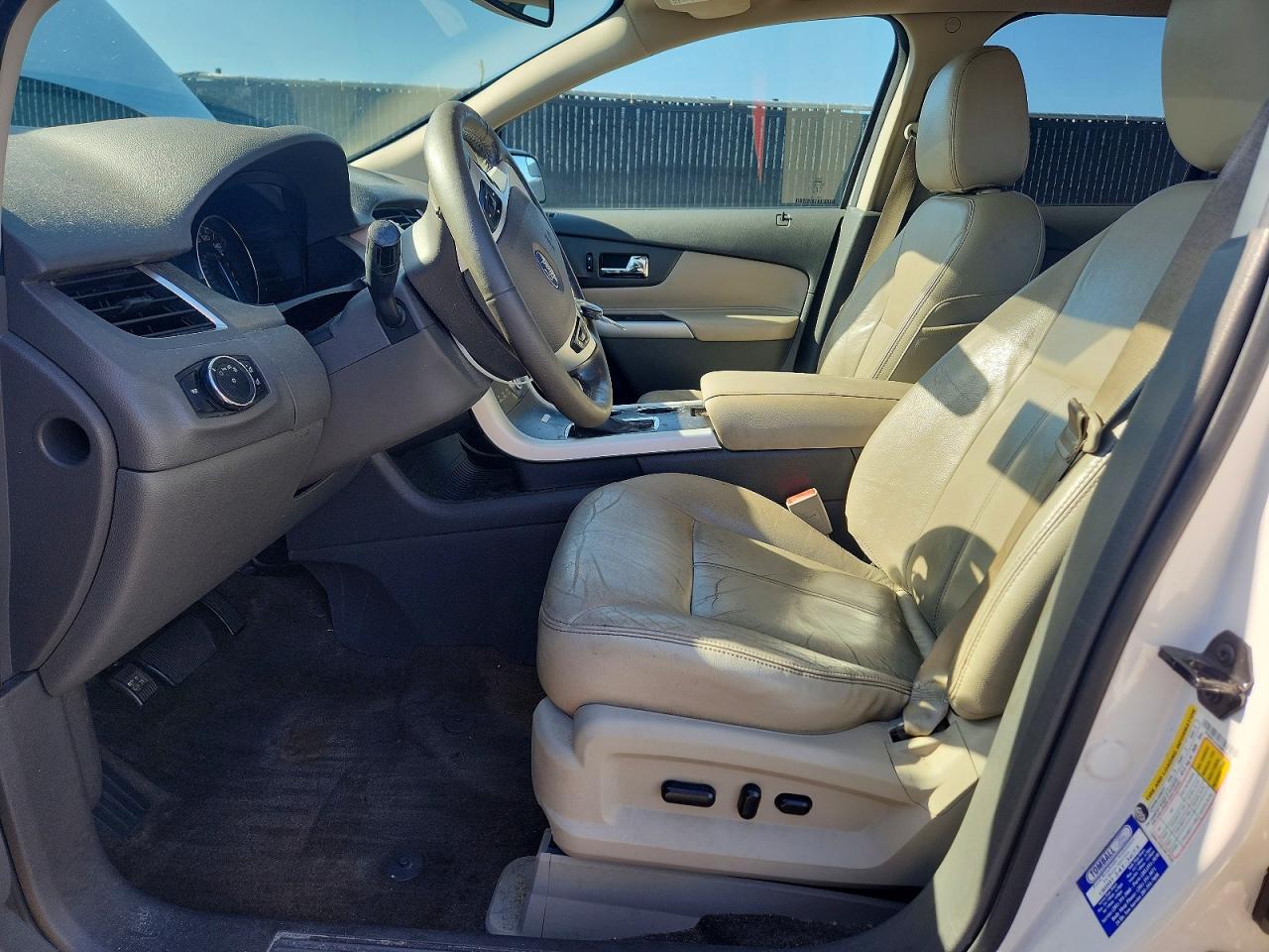 2014 Ford Edge Sel White vin: 2FMDK3JC4EBB74970