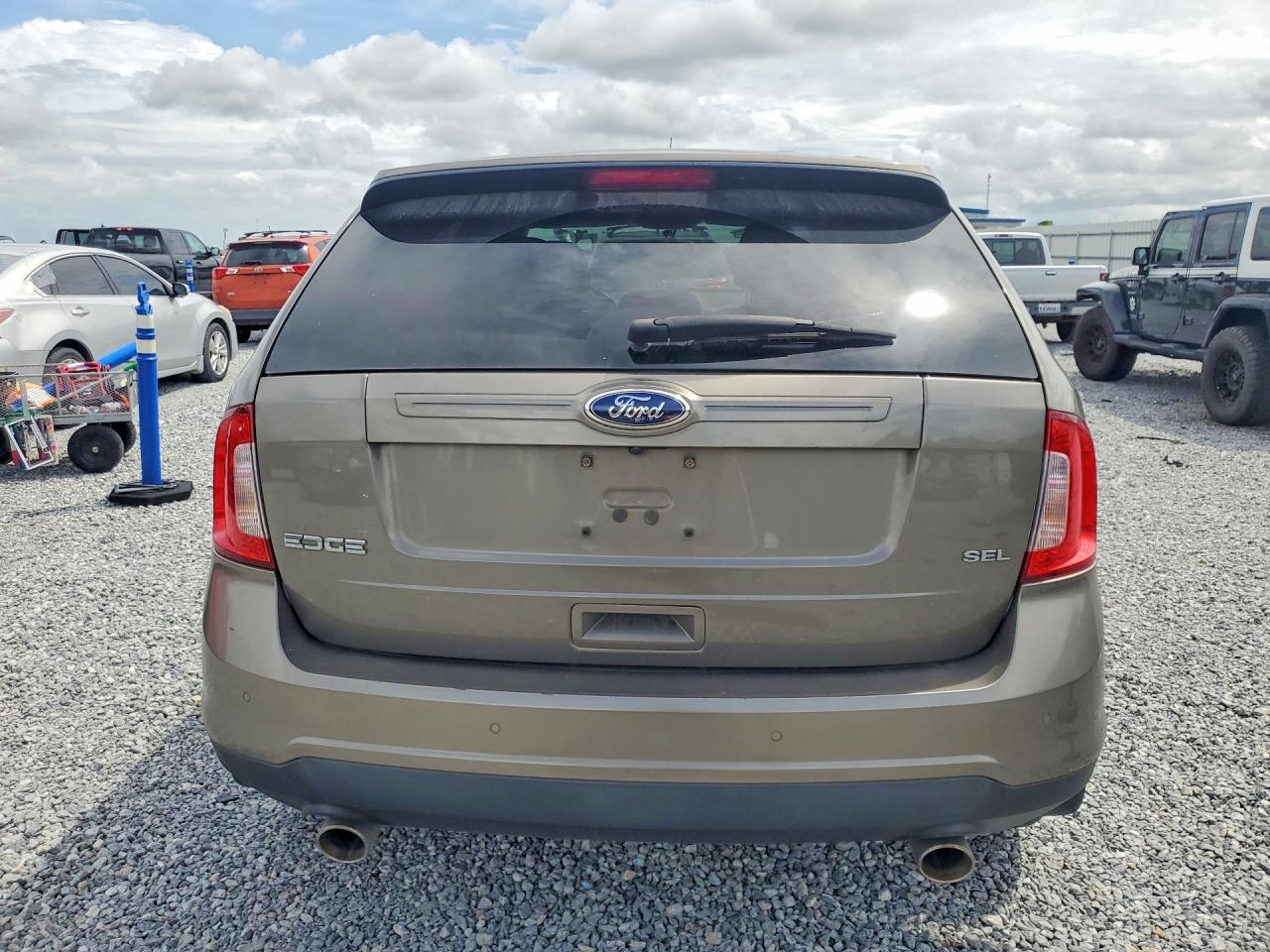 2014 Ford Edge Sel Tan vin: 2FMDK3JC4EBB75018