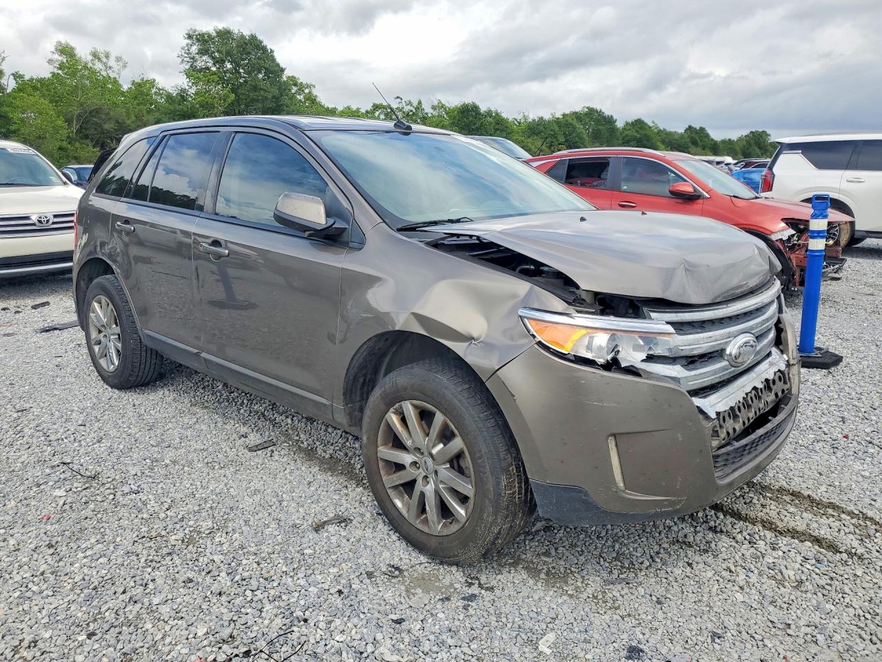 2014 Ford Edge Sel Tan vin: 2FMDK3JC4EBB75018