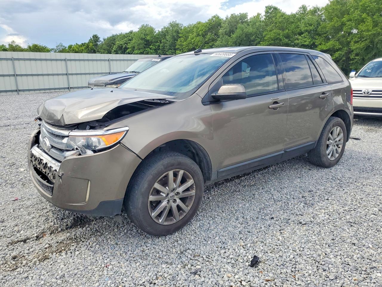 2014 Ford Edge Sel Tan vin: 2FMDK3JC4EBB75018