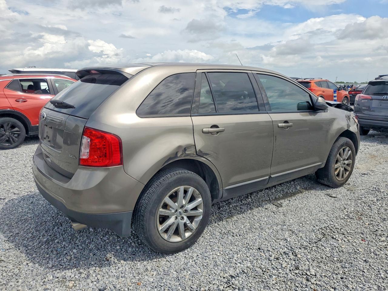 2014 Ford Edge Sel Tan vin: 2FMDK3JC4EBB75018