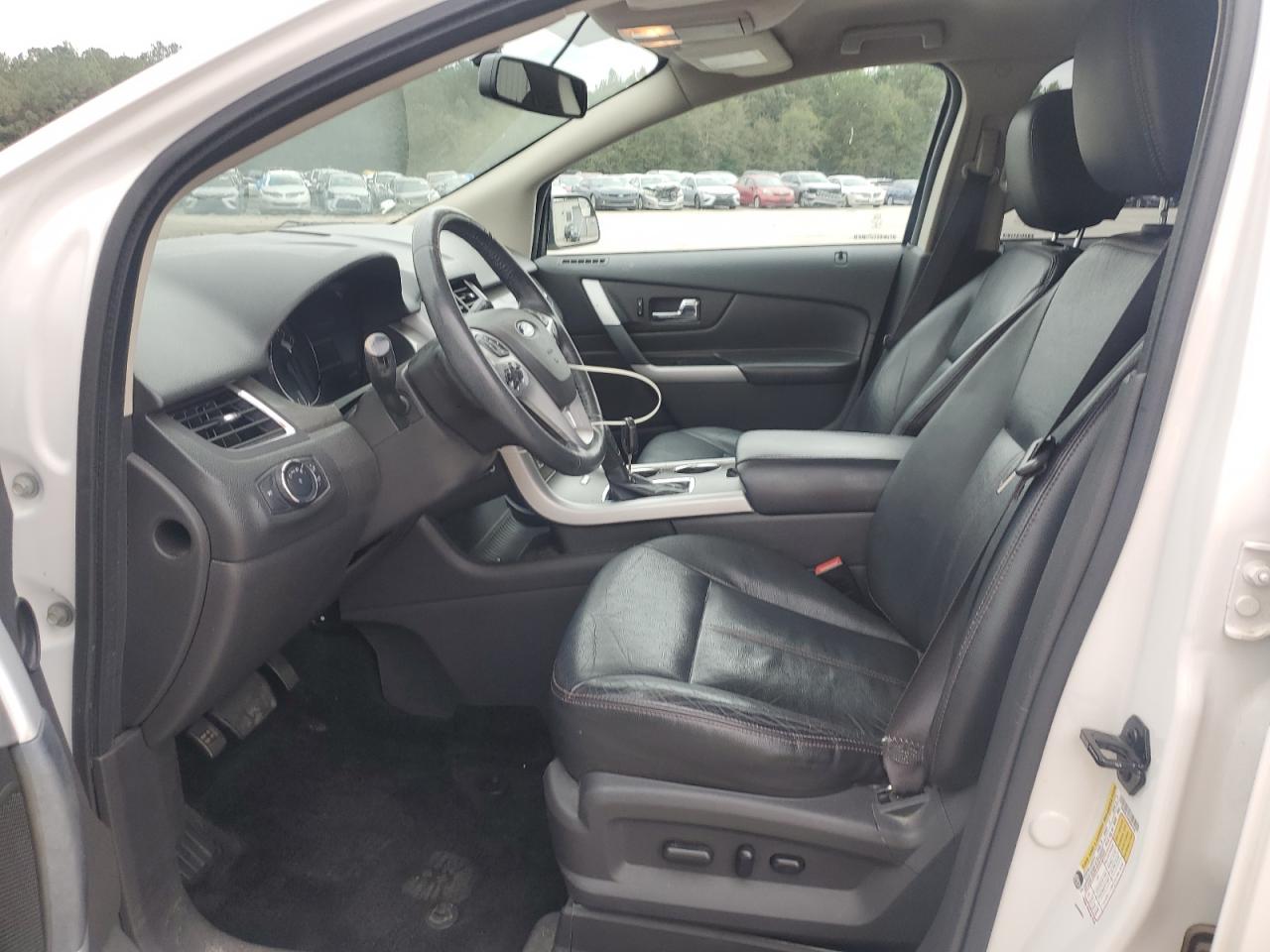 2014 Ford Edge White vin: 2FMDK3JC4EBB85354