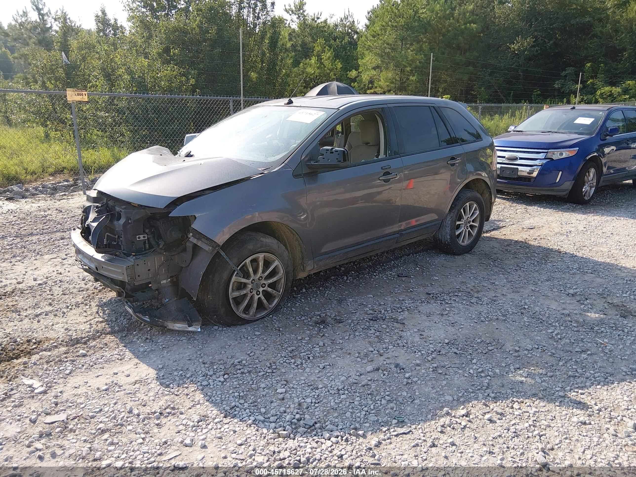 2010 Ford Edge Sel Gray vin: 2FMDK3JC5ABA27082