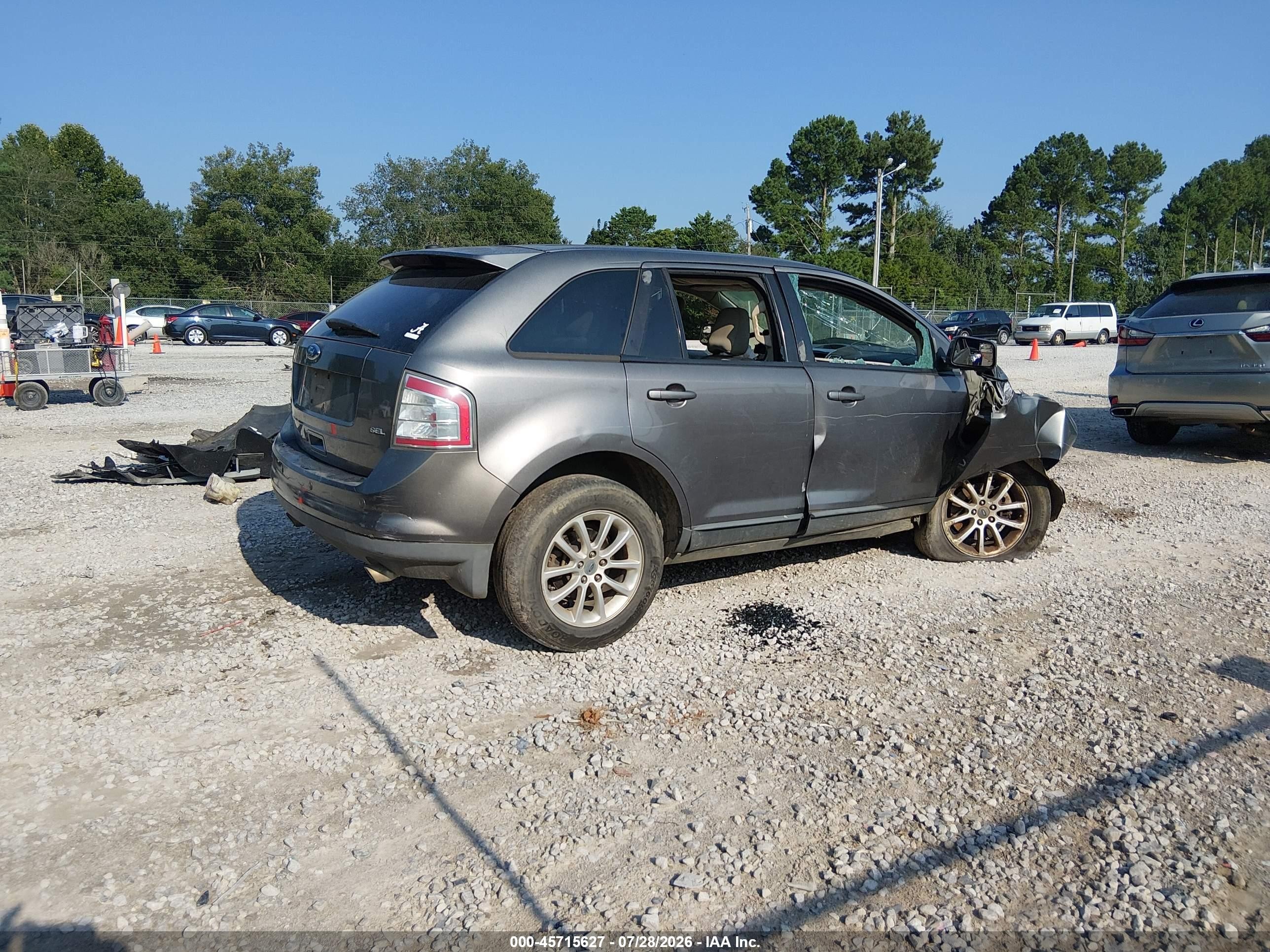 2010 Ford Edge Sel Gray vin: 2FMDK3JC5ABA27082