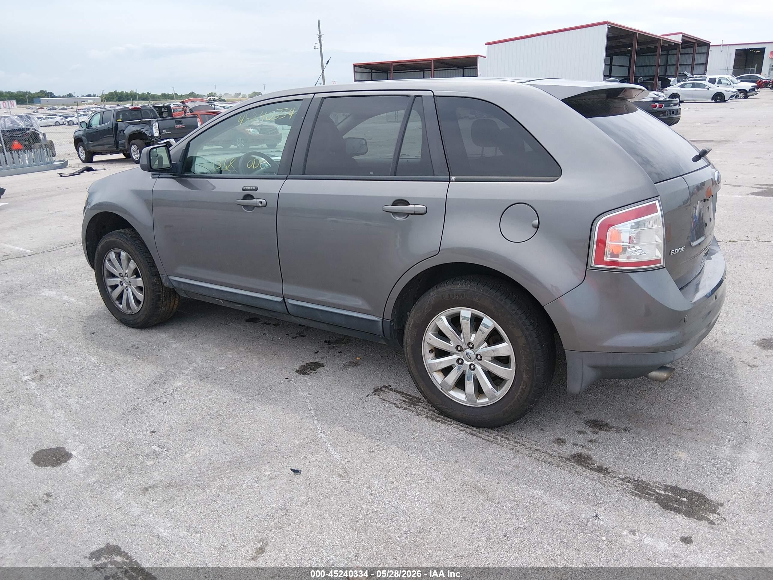 2010 Ford Edge Sel Gray vin: 2FMDK3JC5ABB03349