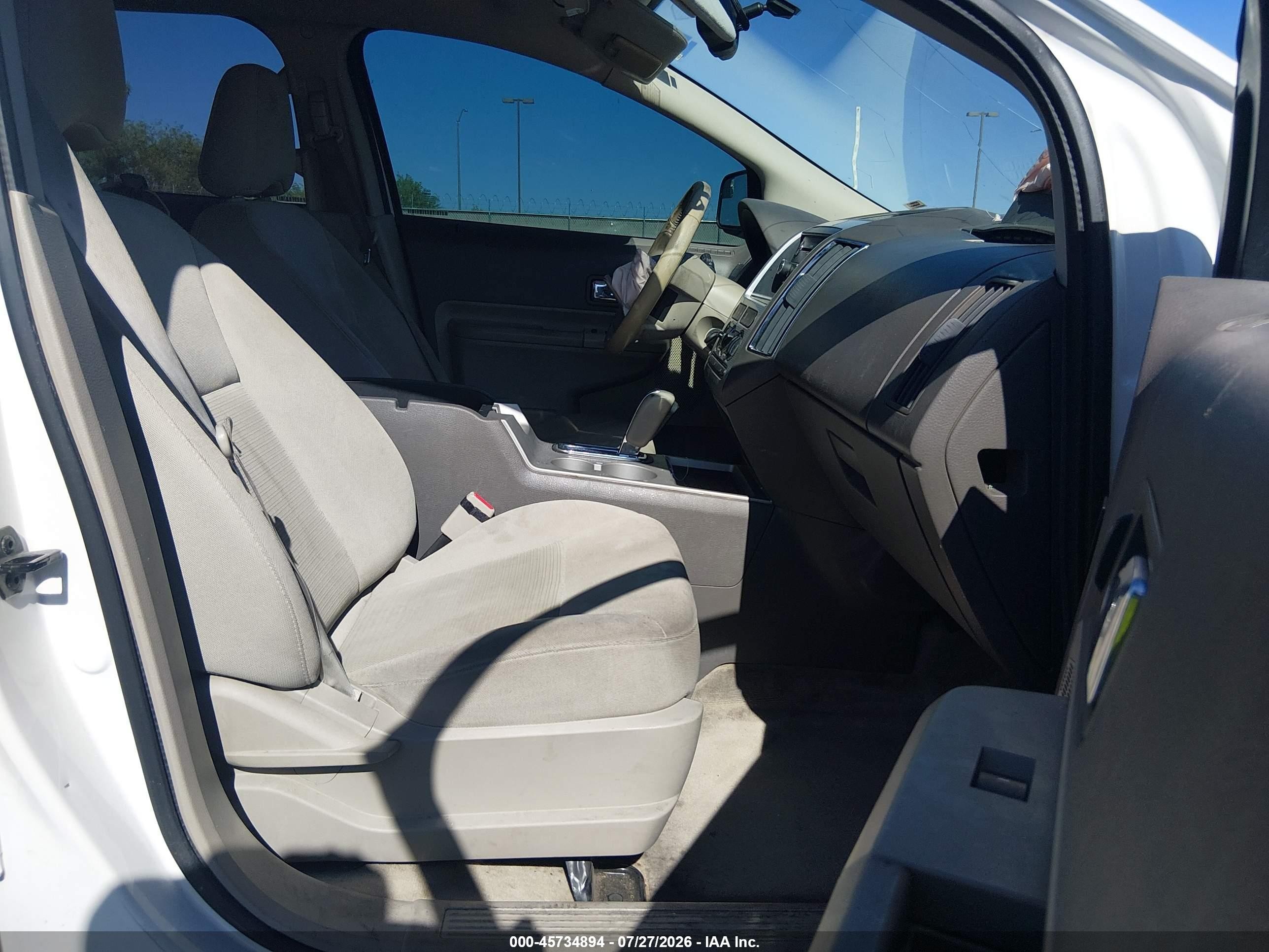2010 Ford Edge Sel White vin: 2FMDK3JC5ABB08955
