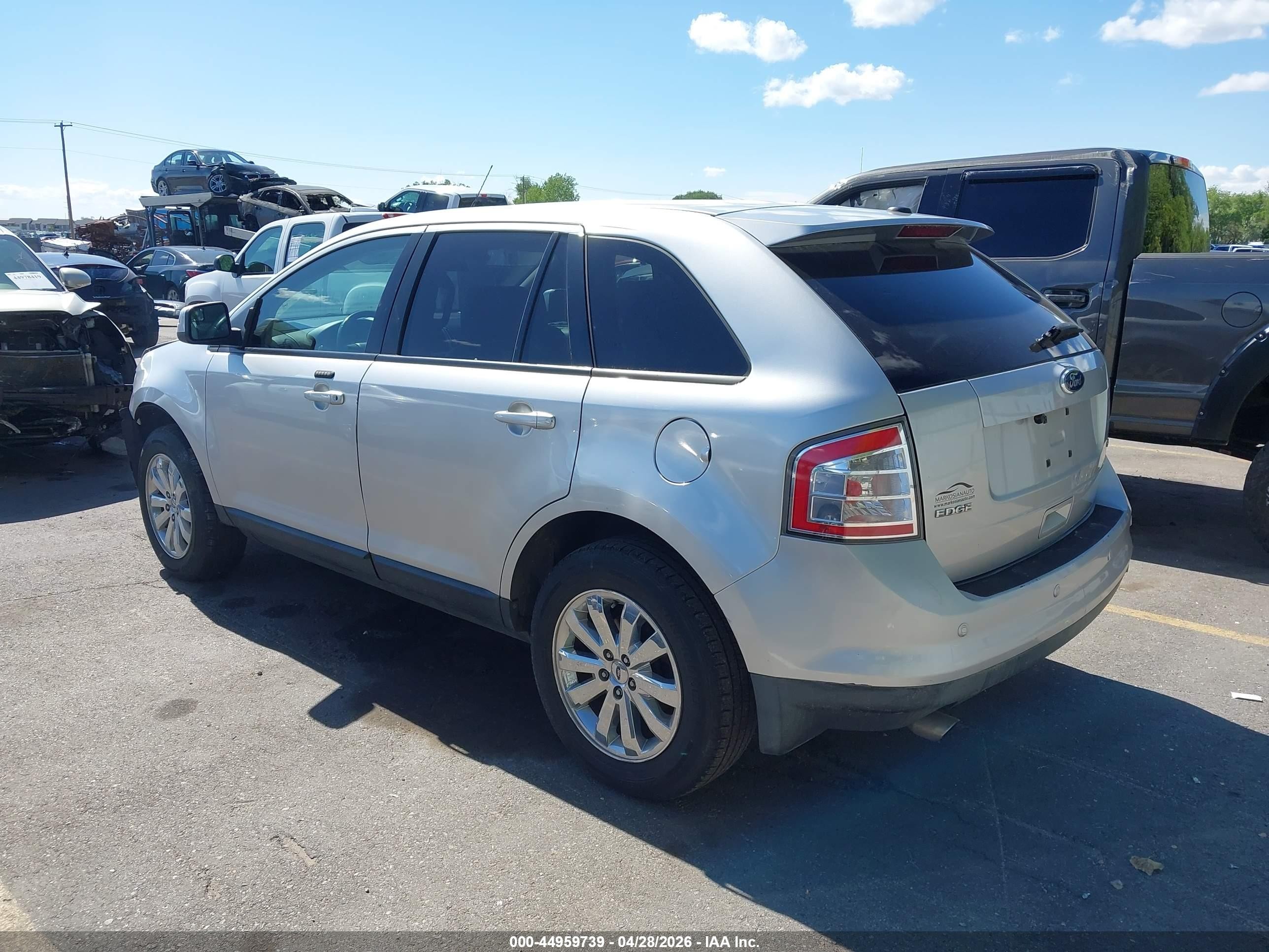 2010 Ford Edge Sel Silver vin: 2FMDK3JC5ABB59047