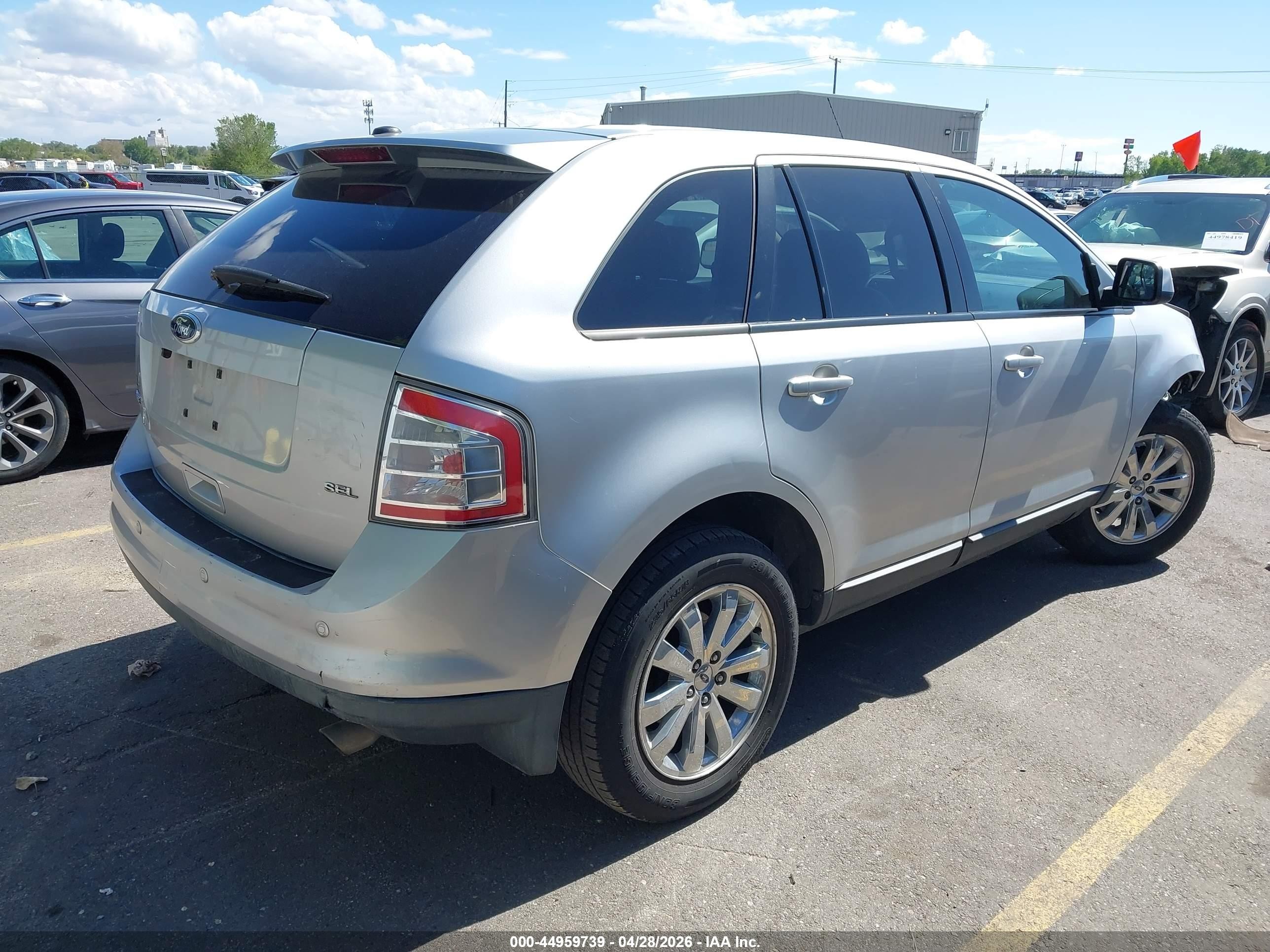 2010 Ford Edge Sel Silver vin: 2FMDK3JC5ABB59047