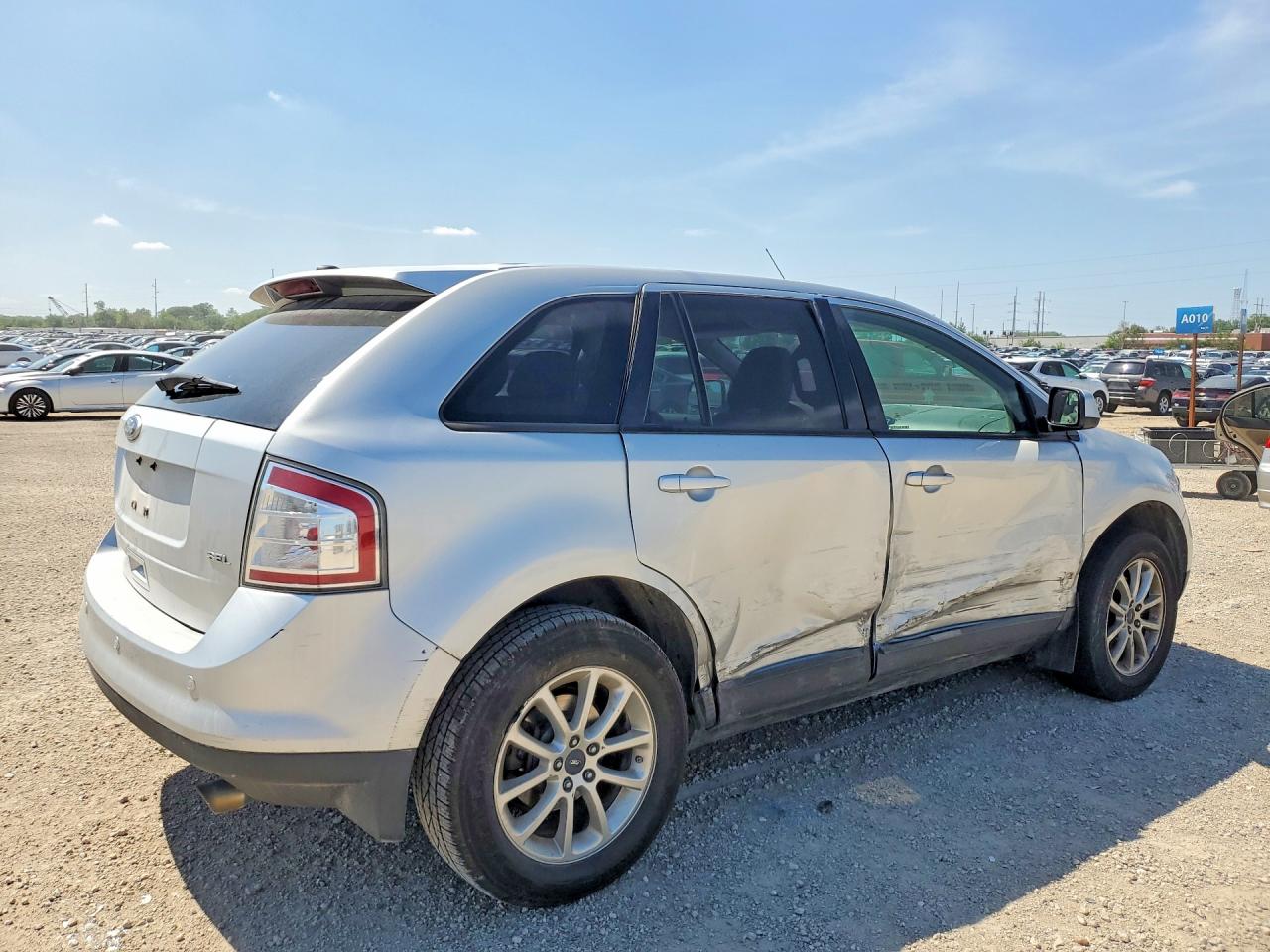 2010 Ford Edge Sel Silver vin: 2FMDK3JC5ABB69190