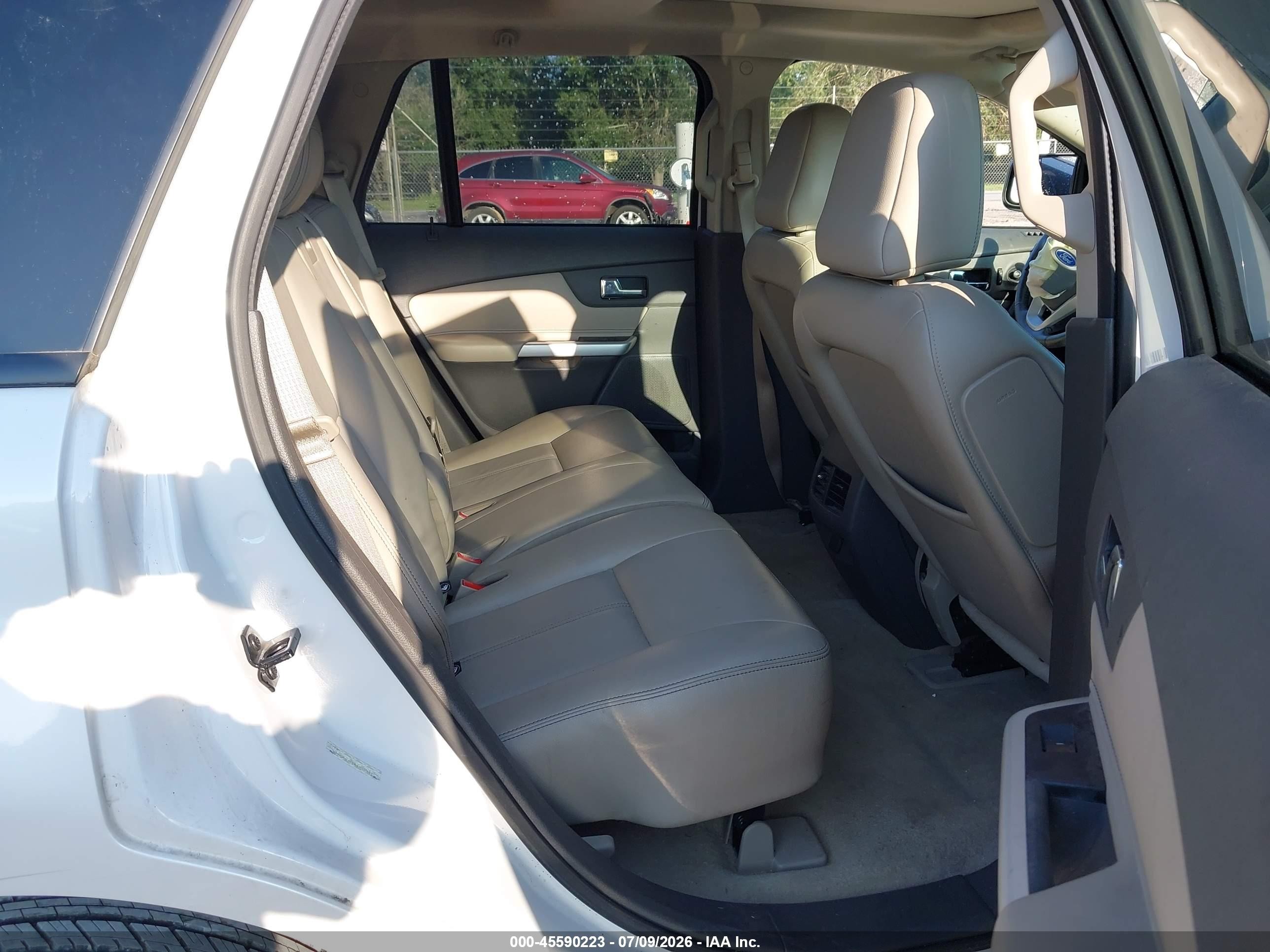 2011 Ford Edge Sel White vin: 2FMDK3JC5BBA25351