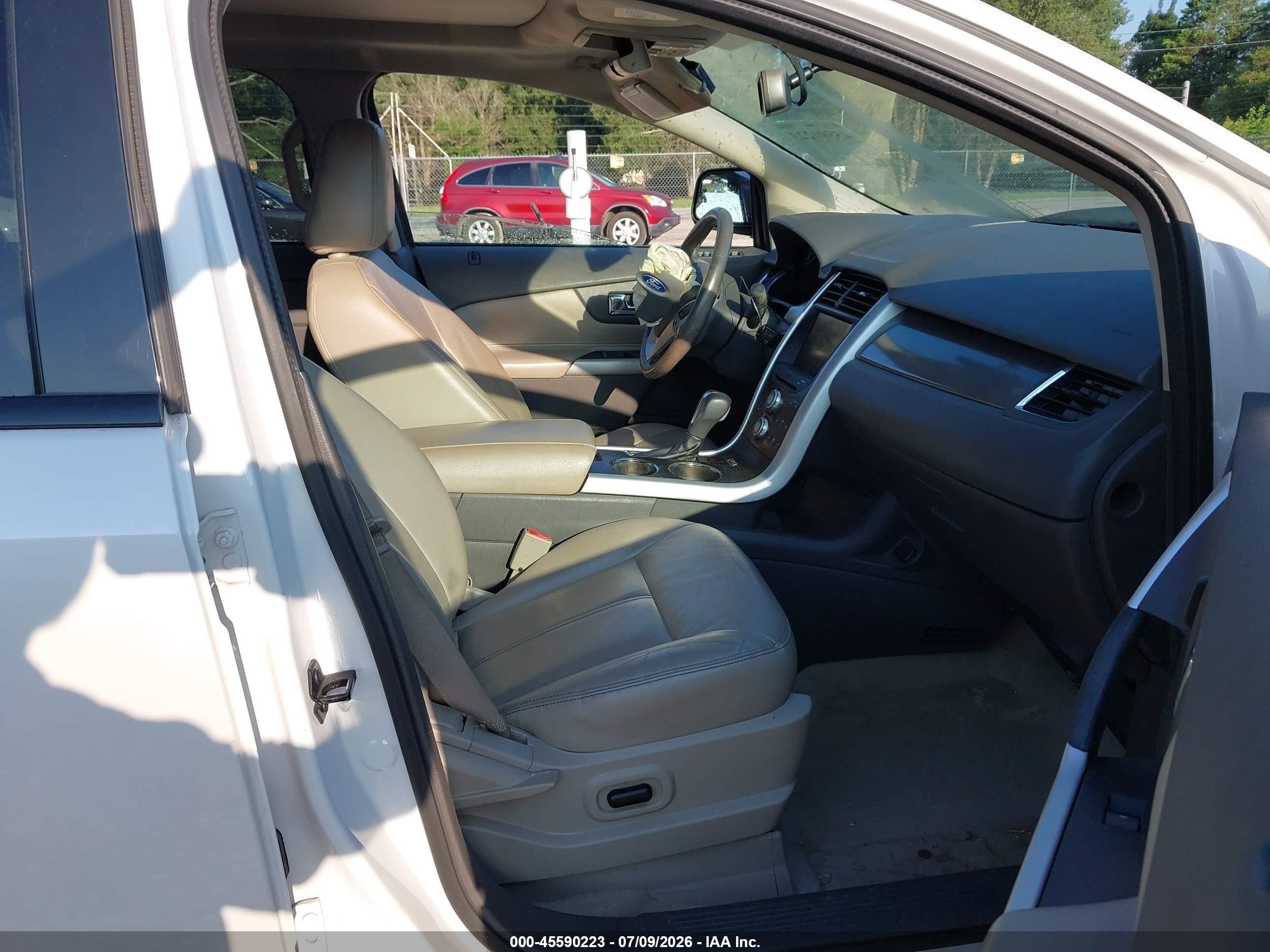 2011 Ford Edge Sel White vin: 2FMDK3JC5BBA25351
