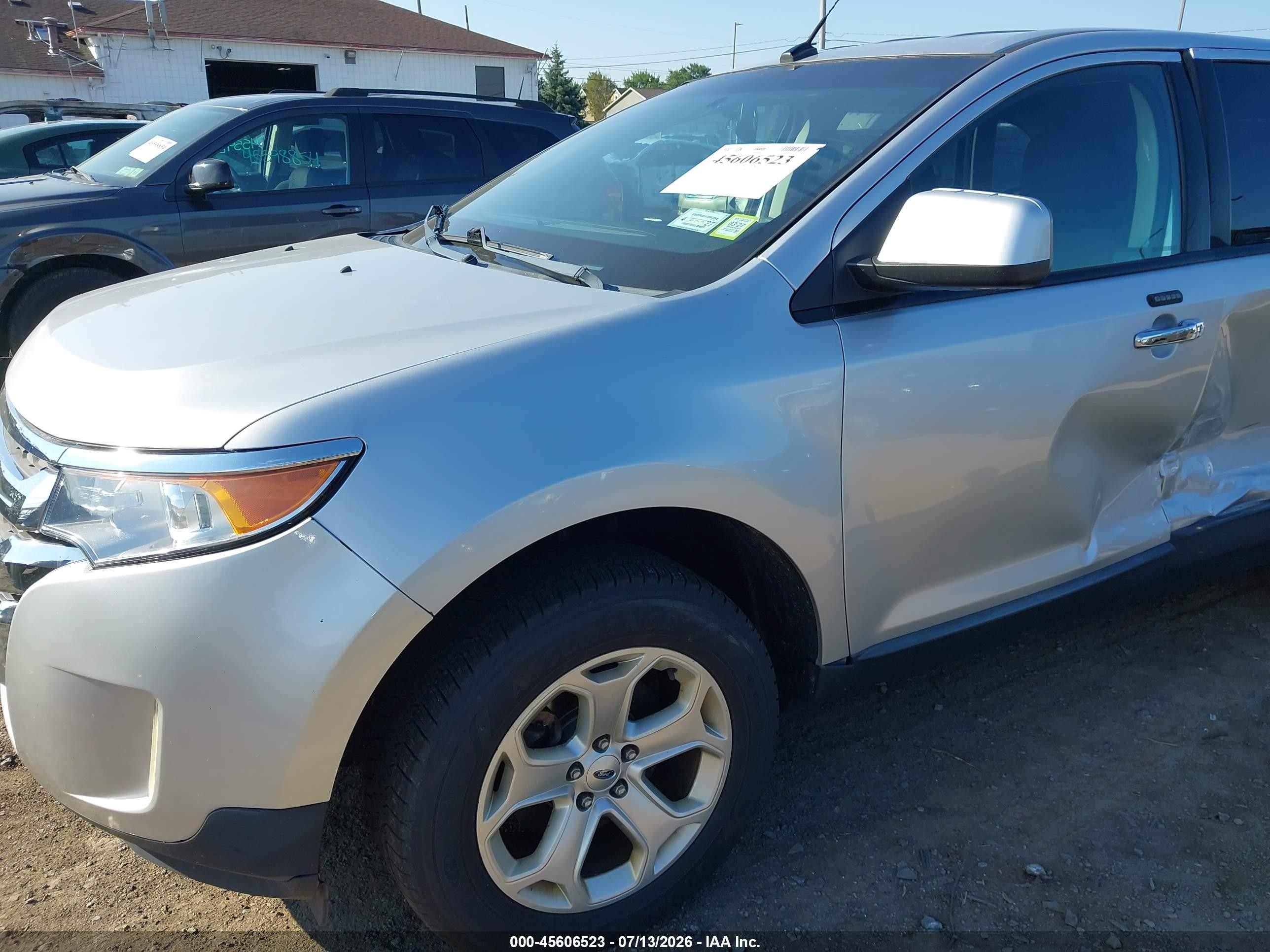 2011 Ford Edge Sel Silver vin: 2FMDK3JC5BBA30128