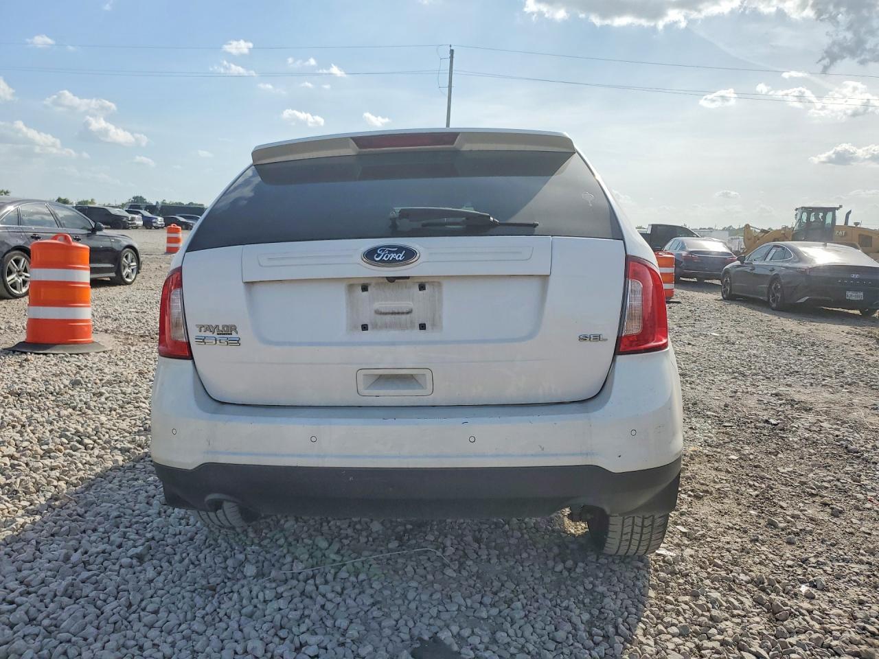 2011 Ford Edge Sel White vin: 2FMDK3JC5BBA38794
