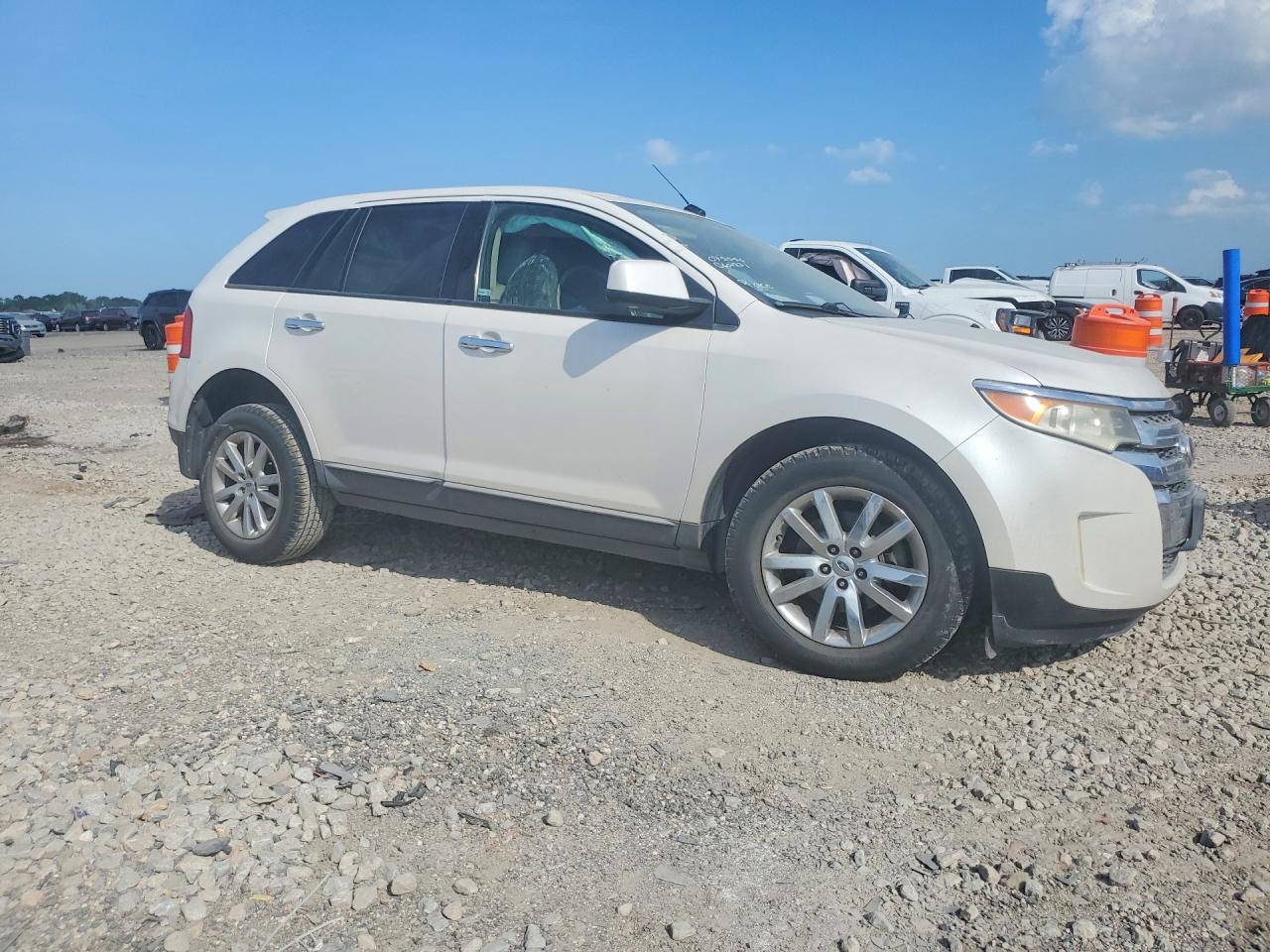 2011 Ford Edge Sel White vin: 2FMDK3JC5BBA38794