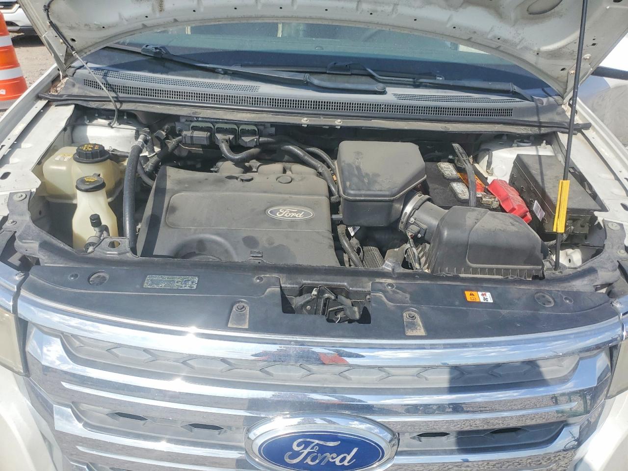2011 Ford Edge Sel White vin: 2FMDK3JC5BBA38794
