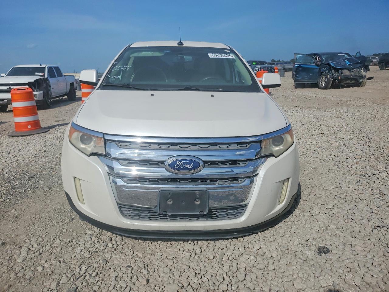 2011 Ford Edge Sel White vin: 2FMDK3JC5BBA38794