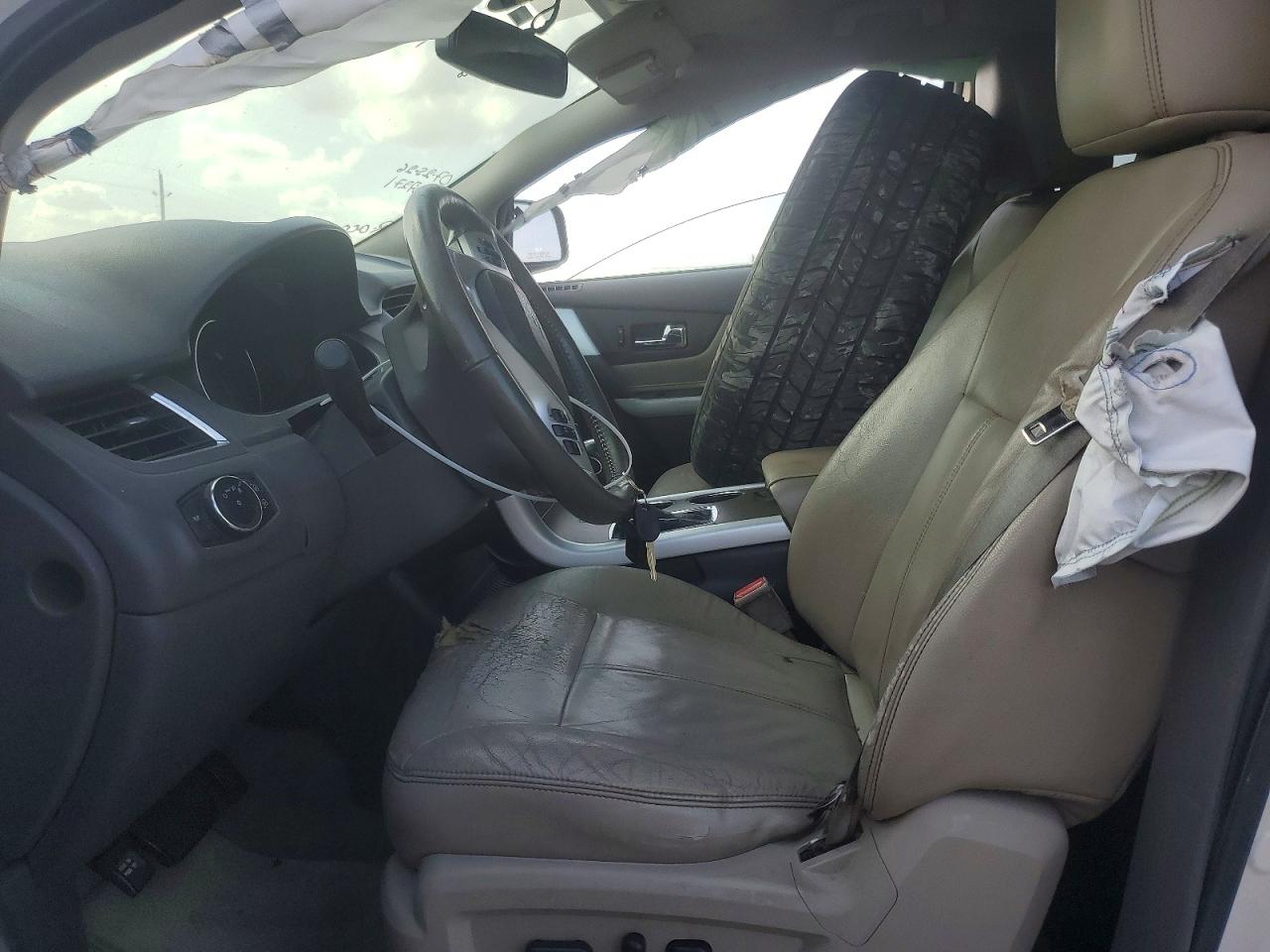 2011 Ford Edge Sel White vin: 2FMDK3JC5BBA38794