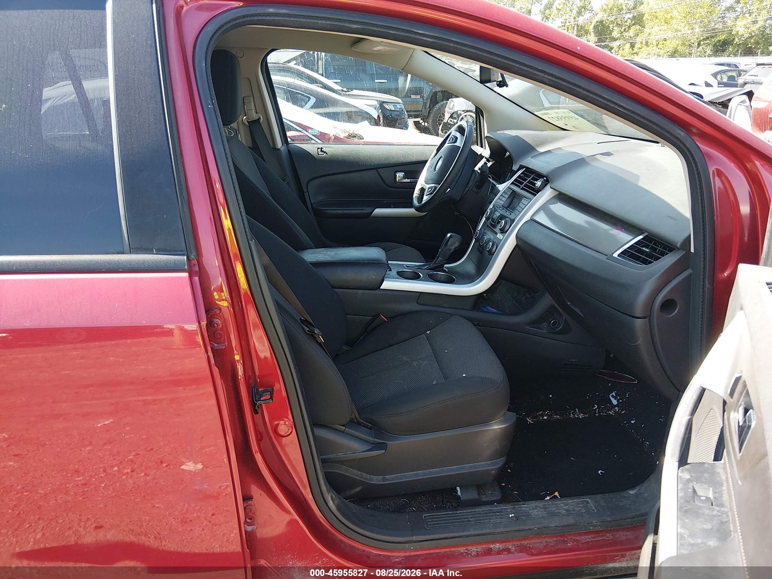 2011 Ford Edge Sel Burgundy vin: 2FMDK3JC5BBA42277