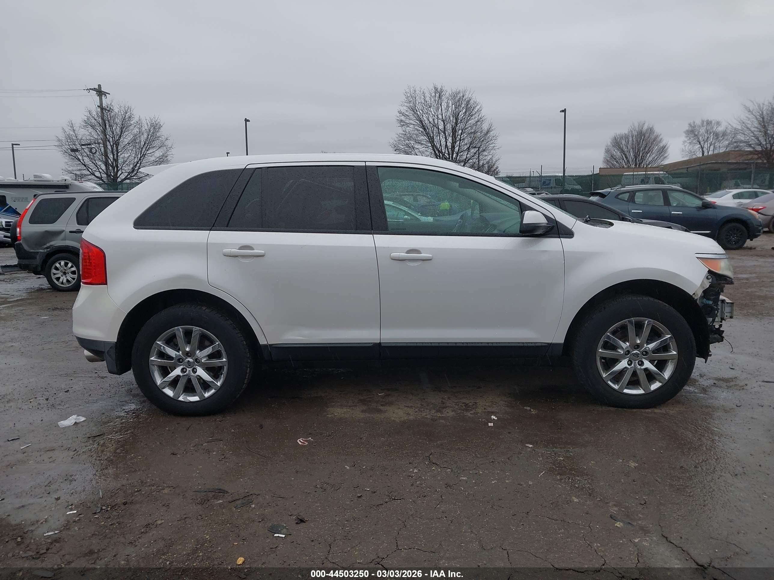 2011 Ford Edge Sel White vin: 2FMDK3JC5BBA55689