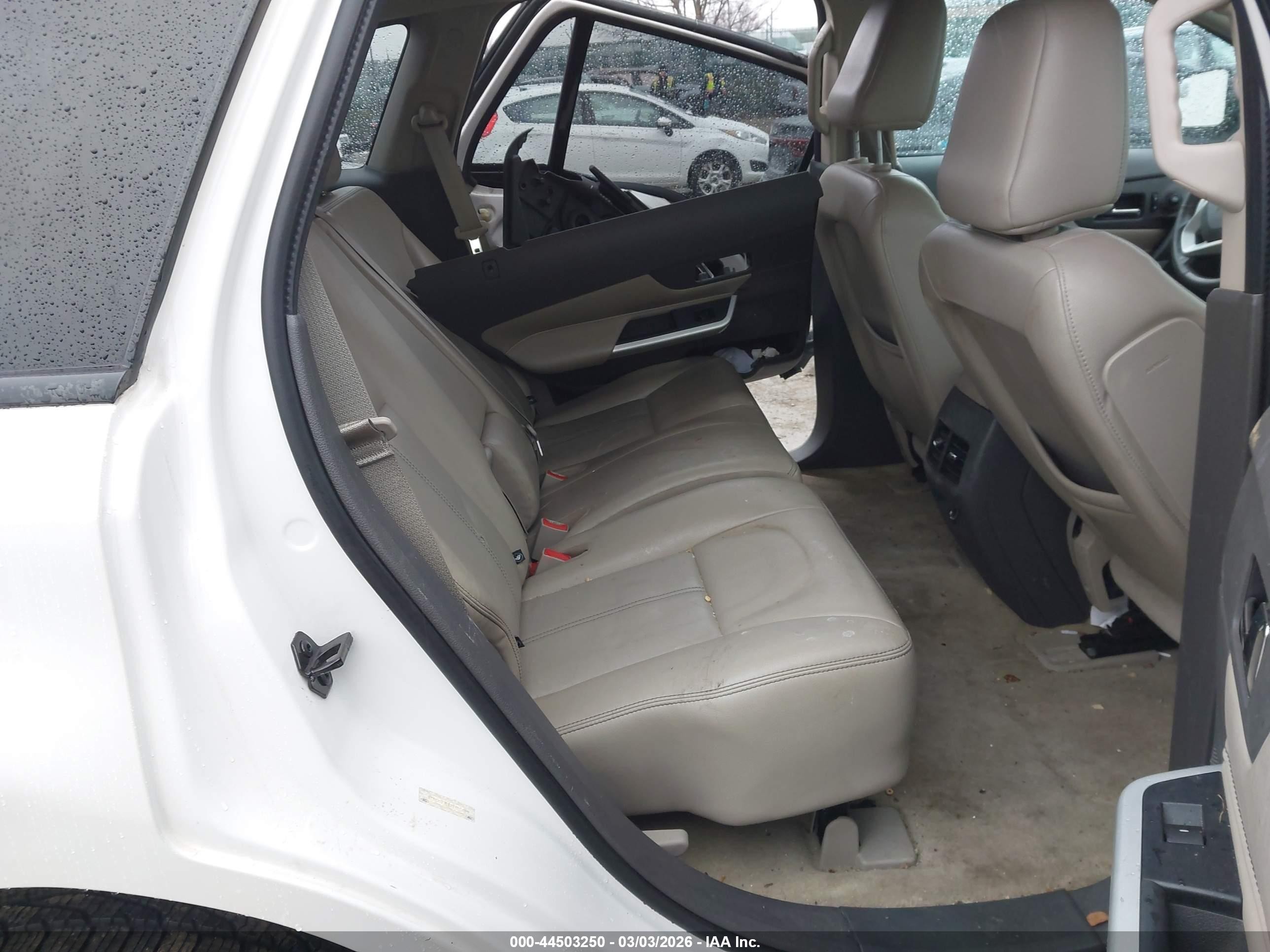 2011 Ford Edge Sel White vin: 2FMDK3JC5BBA55689