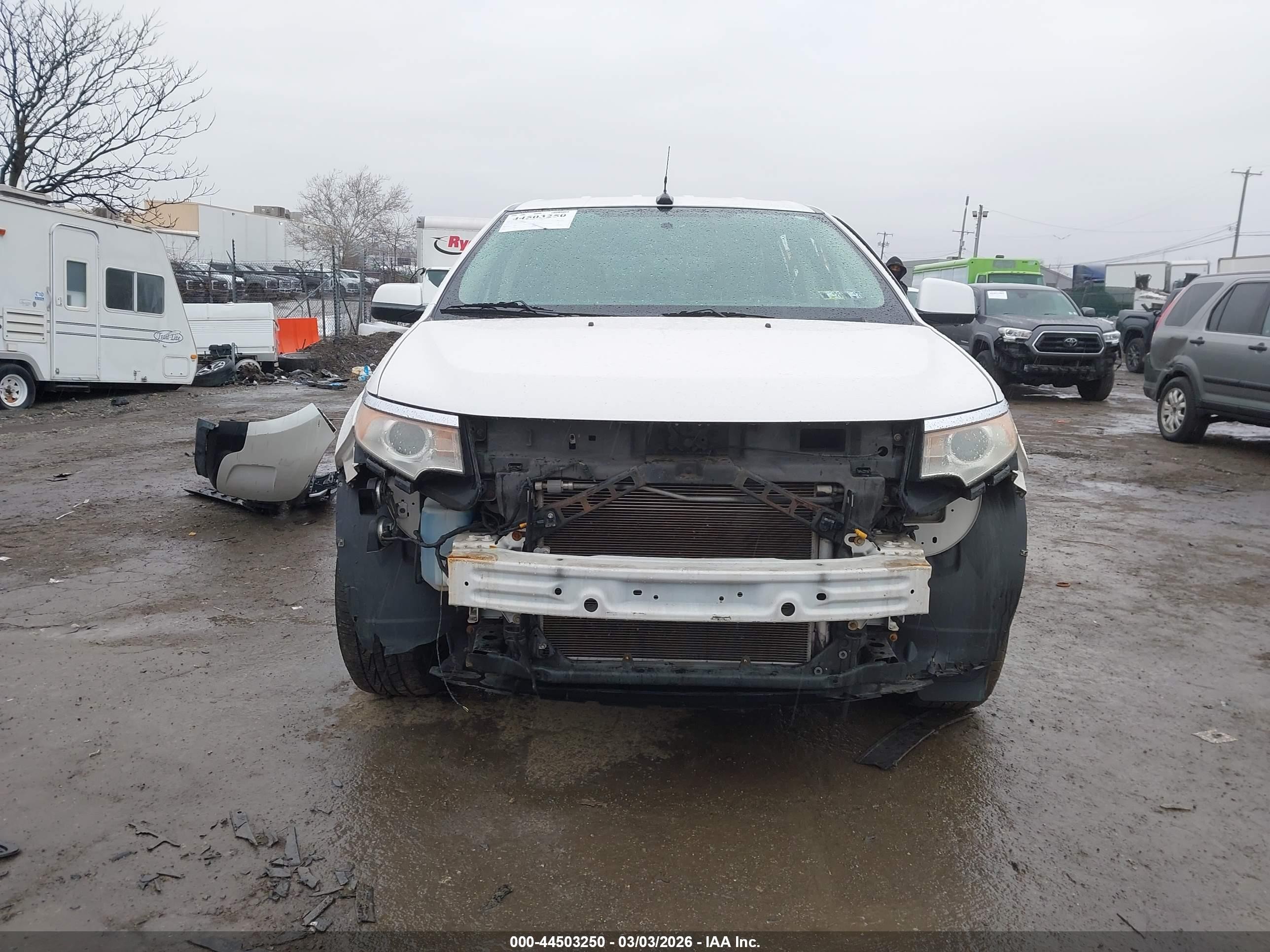 2011 Ford Edge Sel White vin: 2FMDK3JC5BBA55689