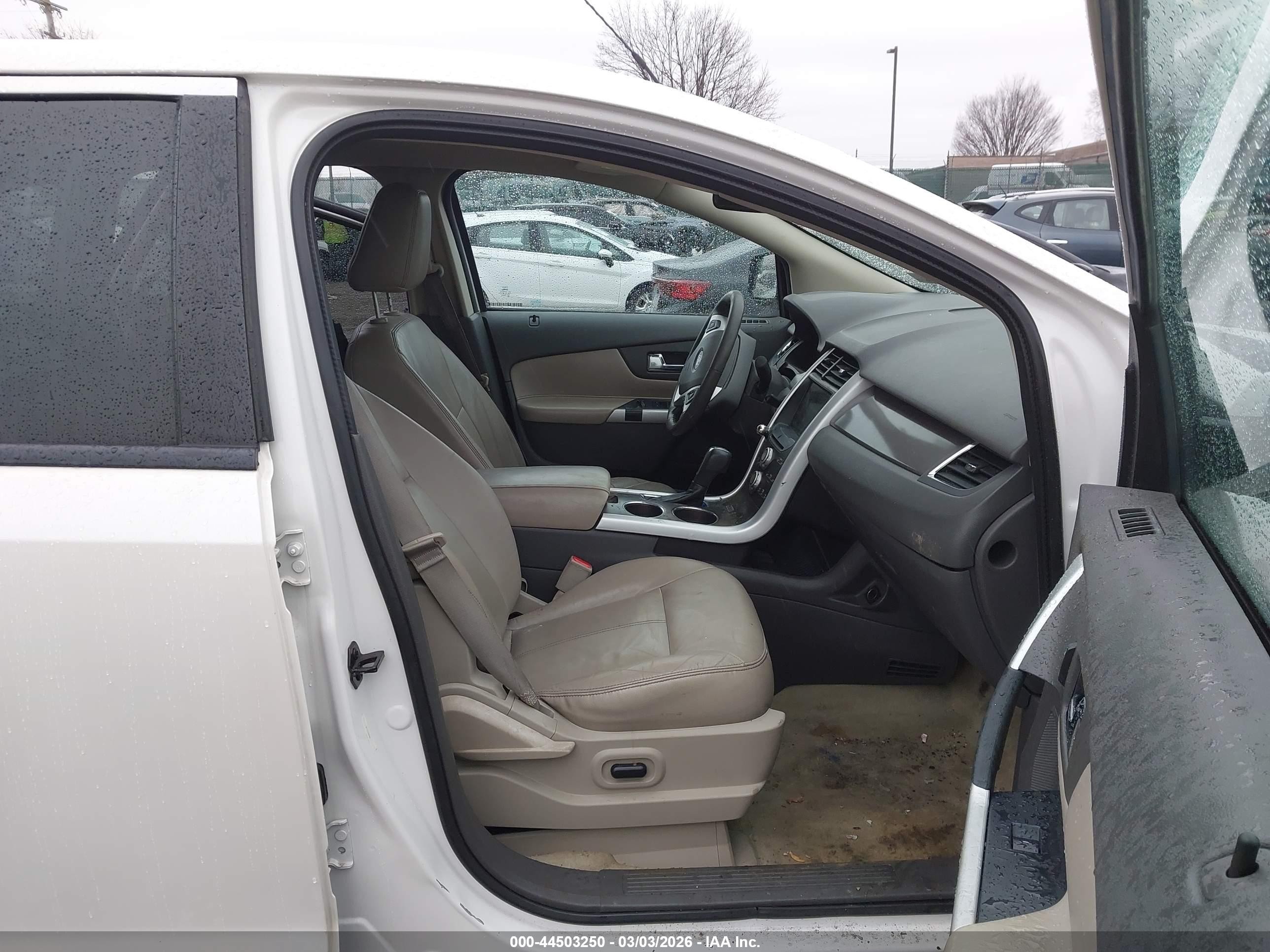 2011 Ford Edge Sel White vin: 2FMDK3JC5BBA55689