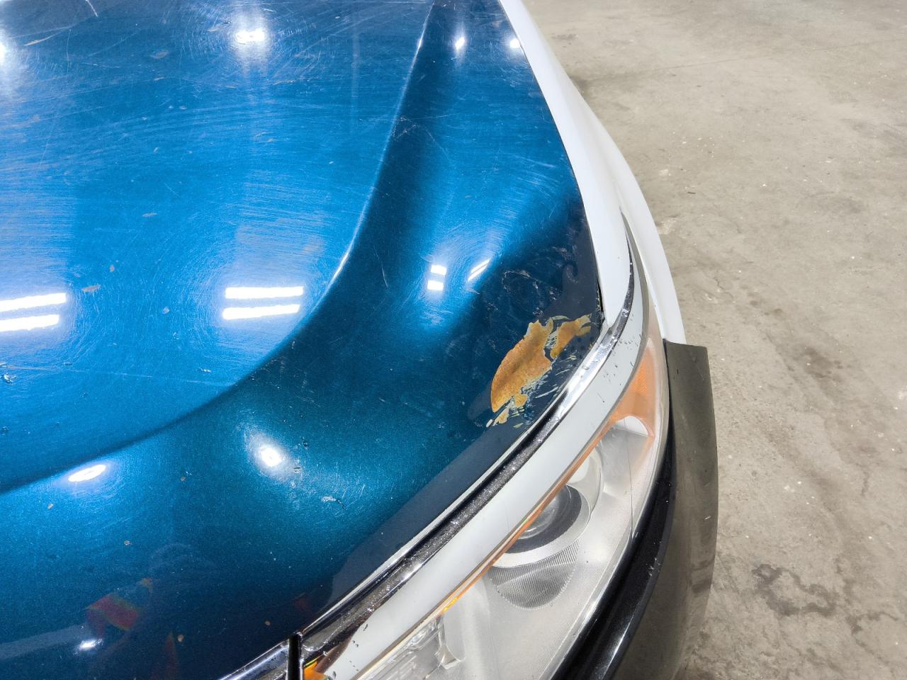 2011 Ford Edge Sel Blue vin: 2FMDK3JC5BBA69284 Damage: Hood, Dent(S) W/ Paint Dmg, 3 To 4 Inches