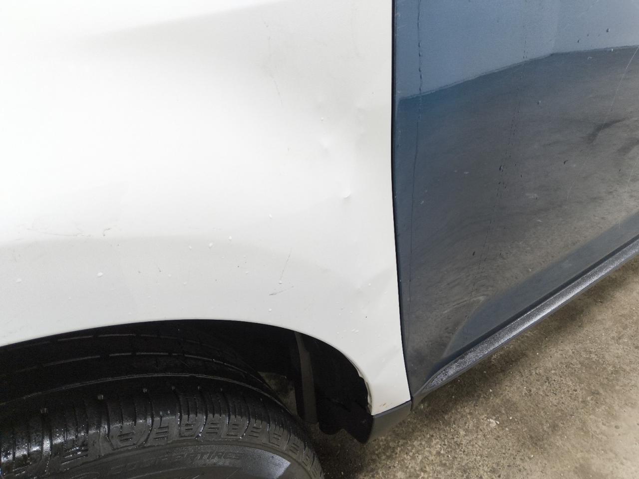 2011 Ford Edge Sel Blue vin: 2FMDK3JC5BBA69284 Damage: Left Front Fender, Replaced, Substandard Repair