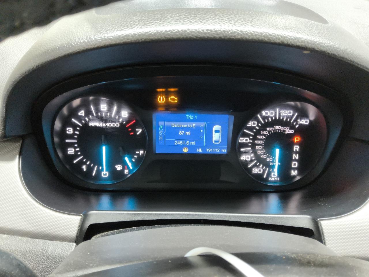2011 Ford Edge Sel Blue vin: 2FMDK3JC5BBA69284 Damage: Warning Light - Engine, On, Unacceptable