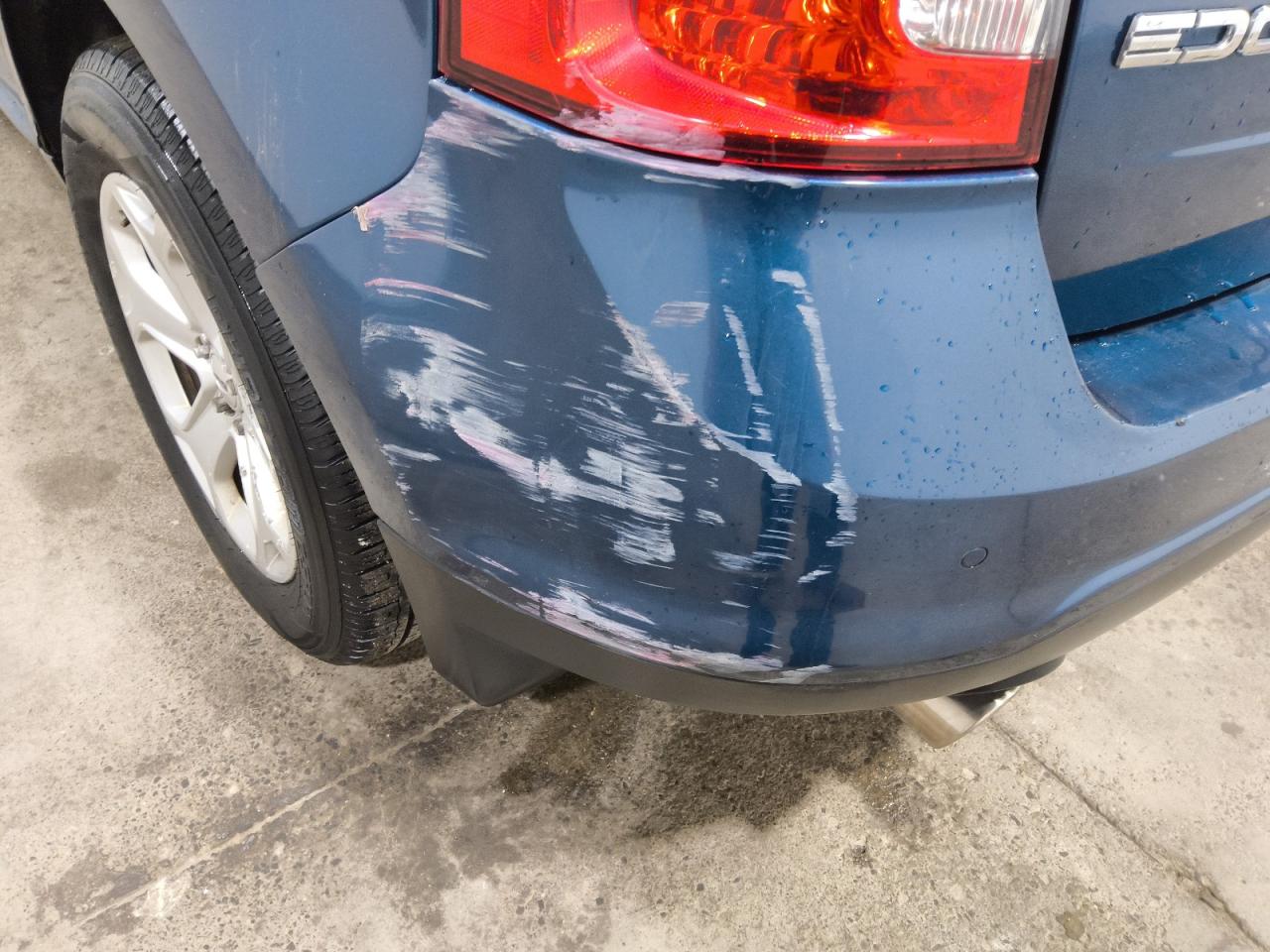 2011 Ford Edge Sel Blue vin: 2FMDK3JC5BBA69284 Damage: Rear Bumper/Cover, Scraped, > 12 Inches