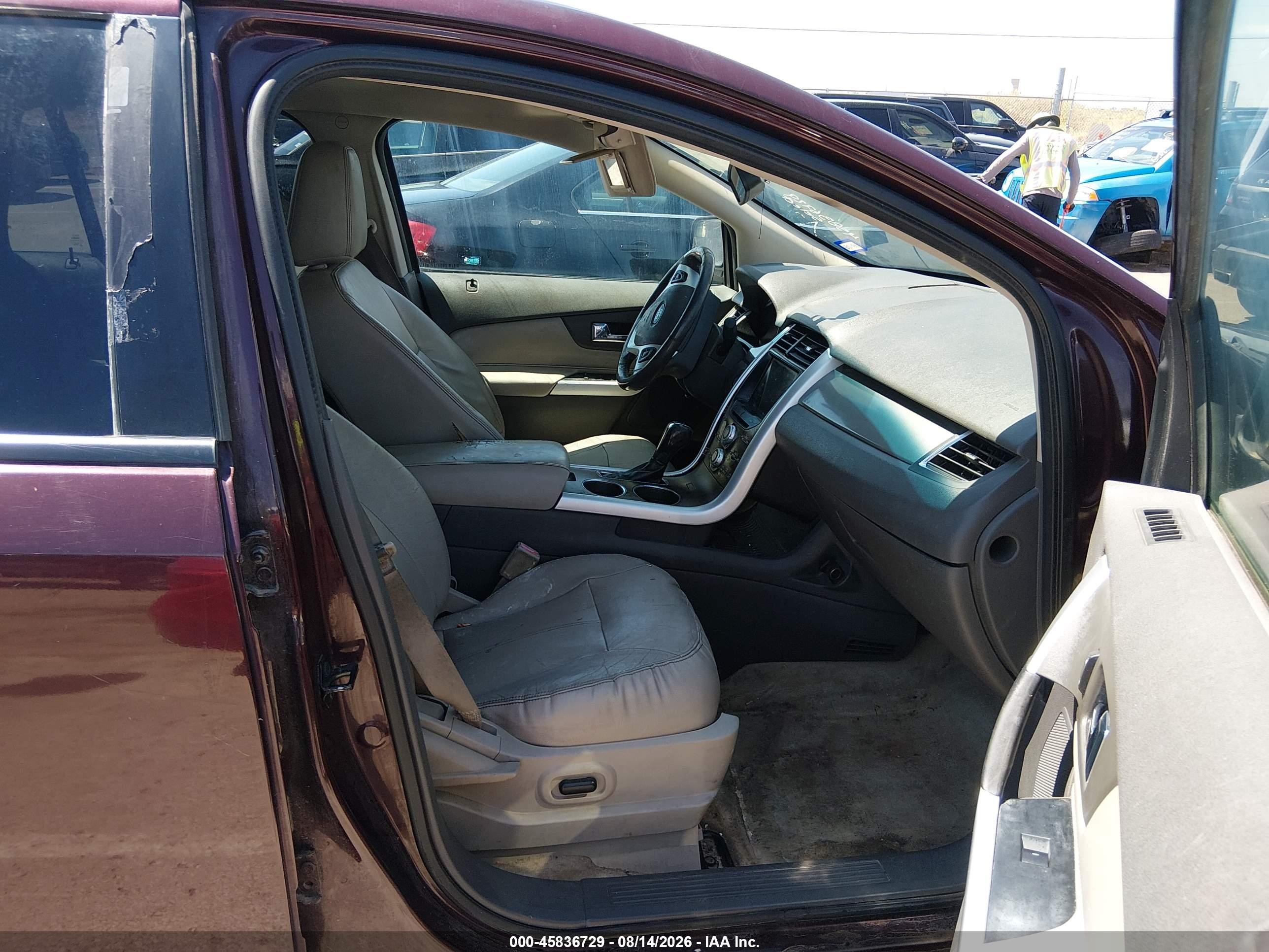 2011 Ford Edge Sel Maroon vin: 2FMDK3JC5BBA70287