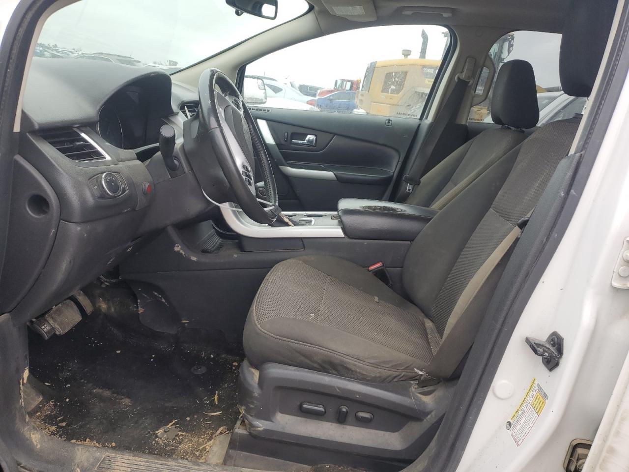 2012 Ford Edge Sel White vin: 2FMDK3JC5CBA02878