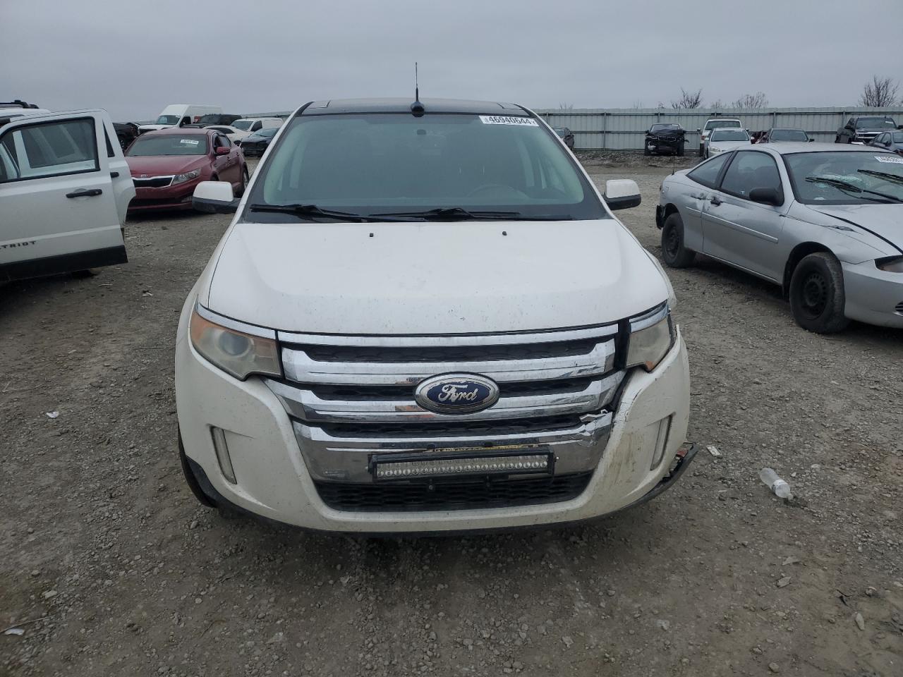 2012 Ford Edge Sel White vin: 2FMDK3JC5CBA02878
