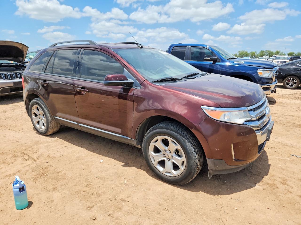 2012 Ford Edge Sel Maroon vin: 2FMDK3JC5CBA30213