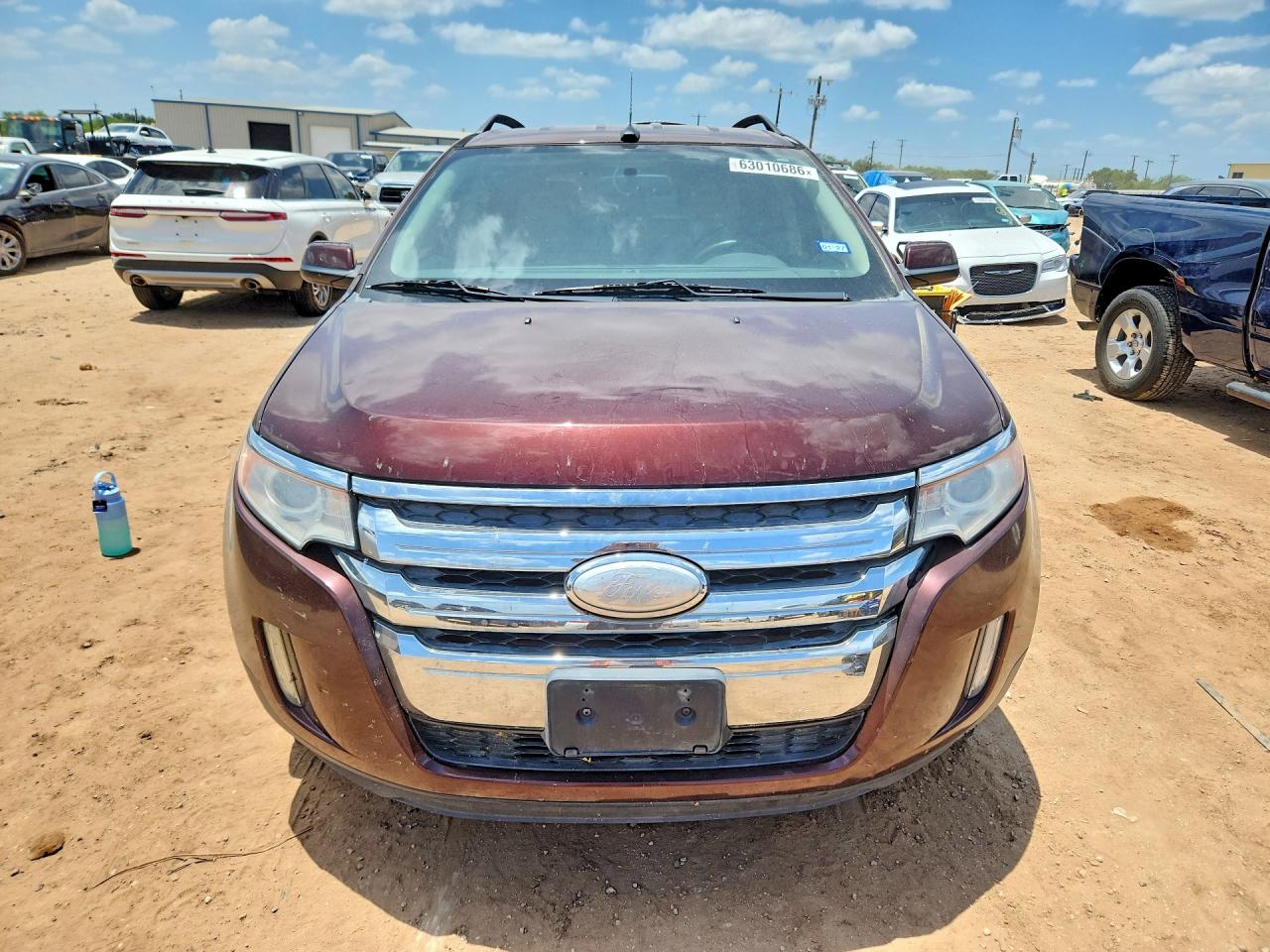 2012 Ford Edge Sel Maroon vin: 2FMDK3JC5CBA30213