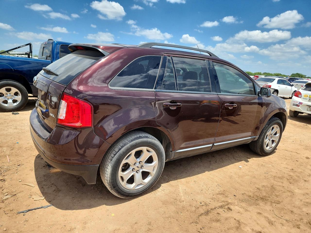 2012 Ford Edge Sel Maroon vin: 2FMDK3JC5CBA30213