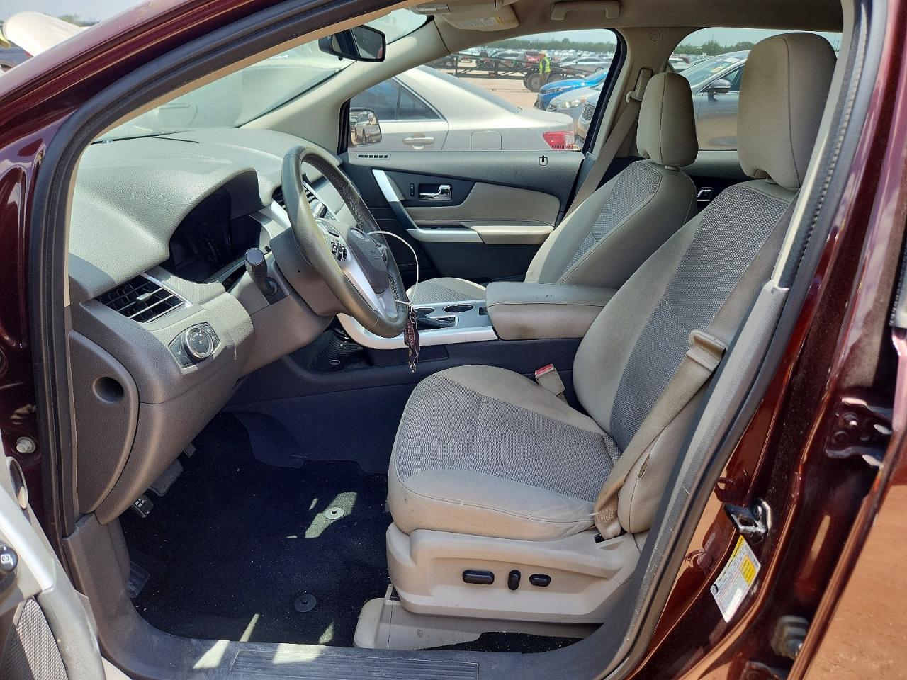 2012 Ford Edge Sel Maroon vin: 2FMDK3JC5CBA30213