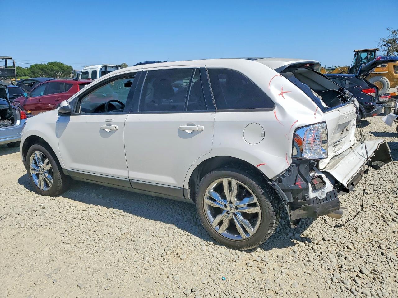 2012 Ford Edge Sel Белый vin: 2FMDK3JC5CBA70789