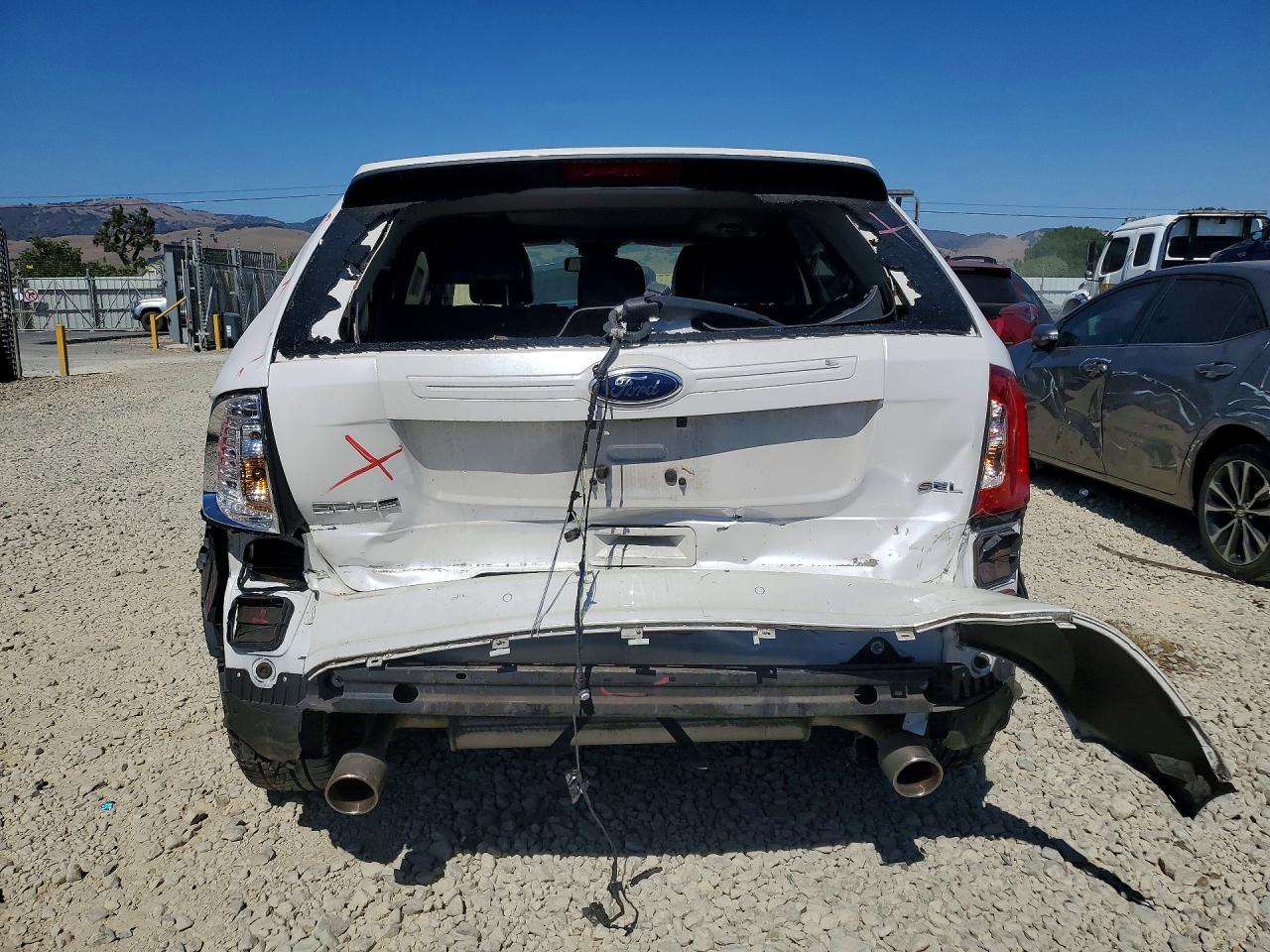 2012 Ford Edge Sel Белый vin: 2FMDK3JC5CBA70789