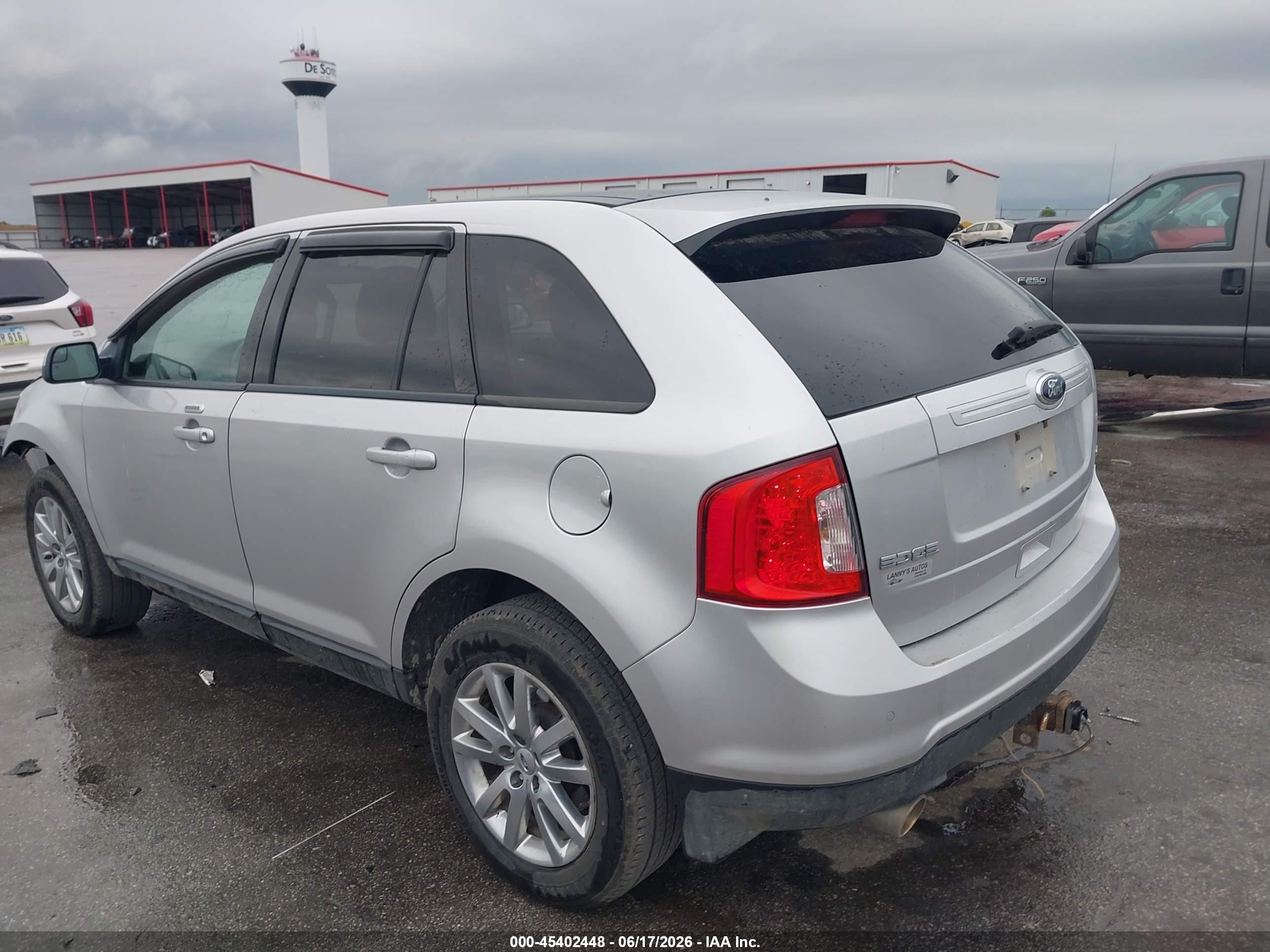 2012 Ford Edge Sel Silver vin: 2FMDK3JC5CBA87169