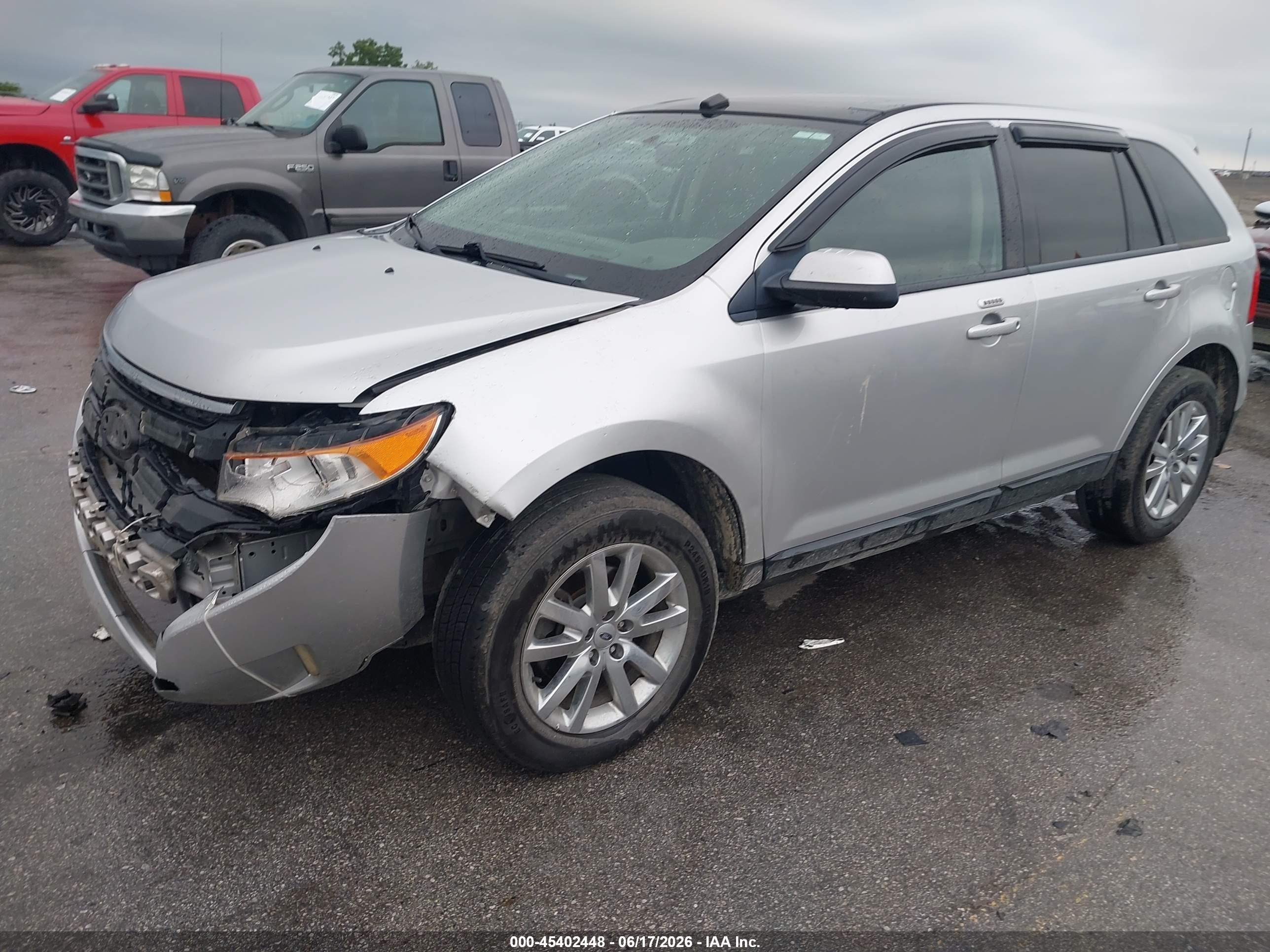 2012 Ford Edge Sel Silver vin: 2FMDK3JC5CBA87169