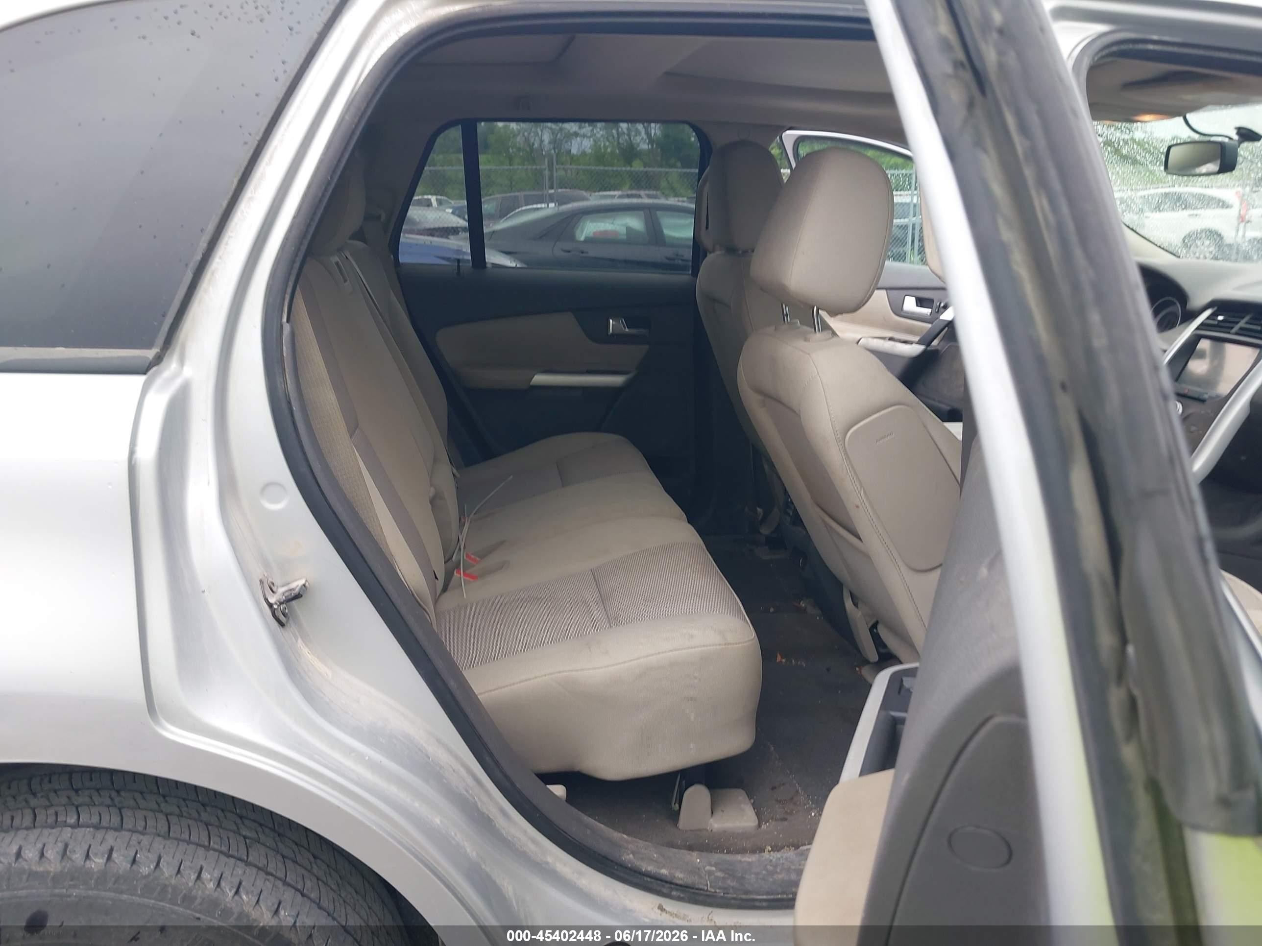 2012 Ford Edge Sel Silver vin: 2FMDK3JC5CBA87169