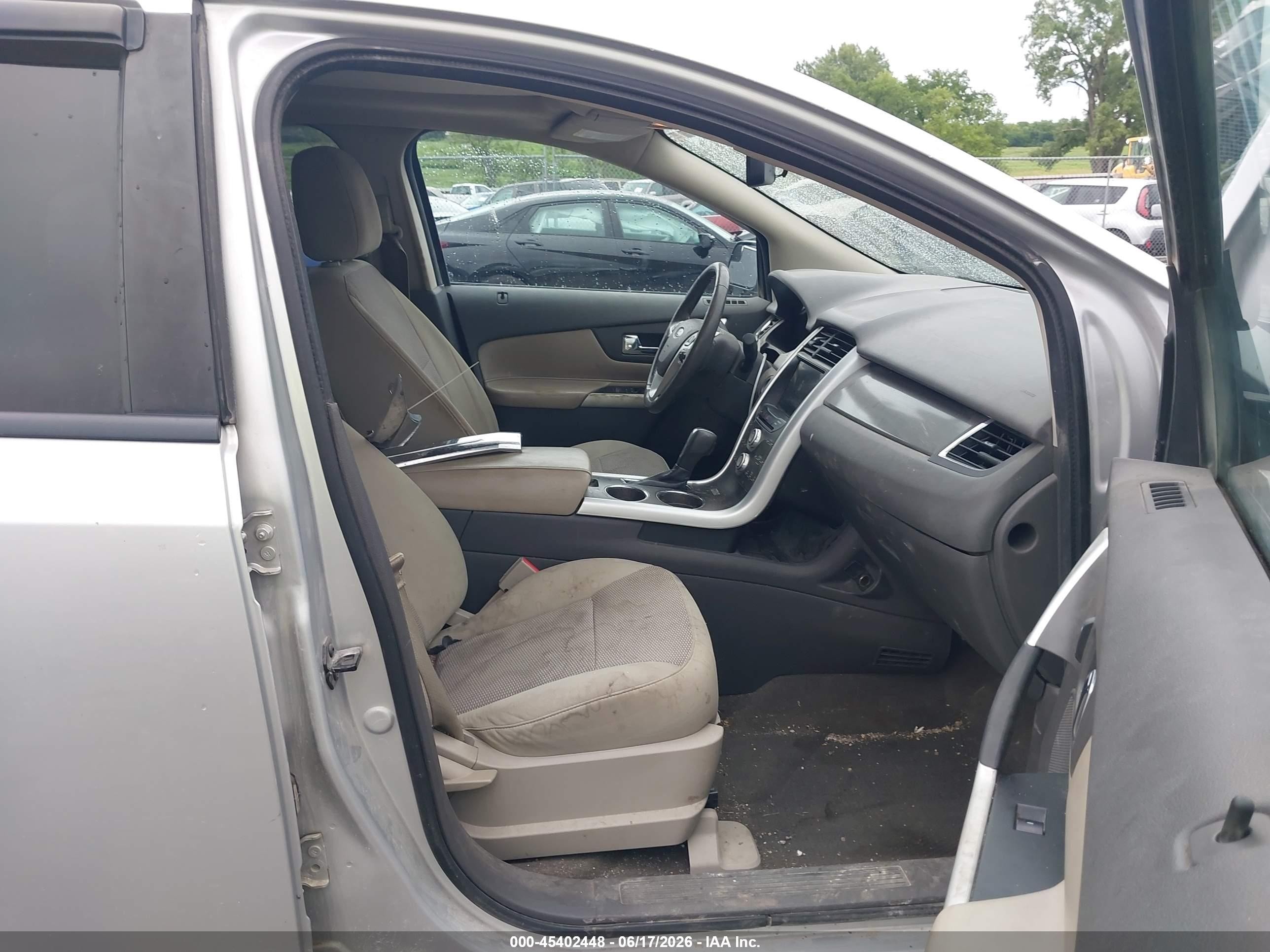 2012 Ford Edge Sel Silver vin: 2FMDK3JC5CBA87169