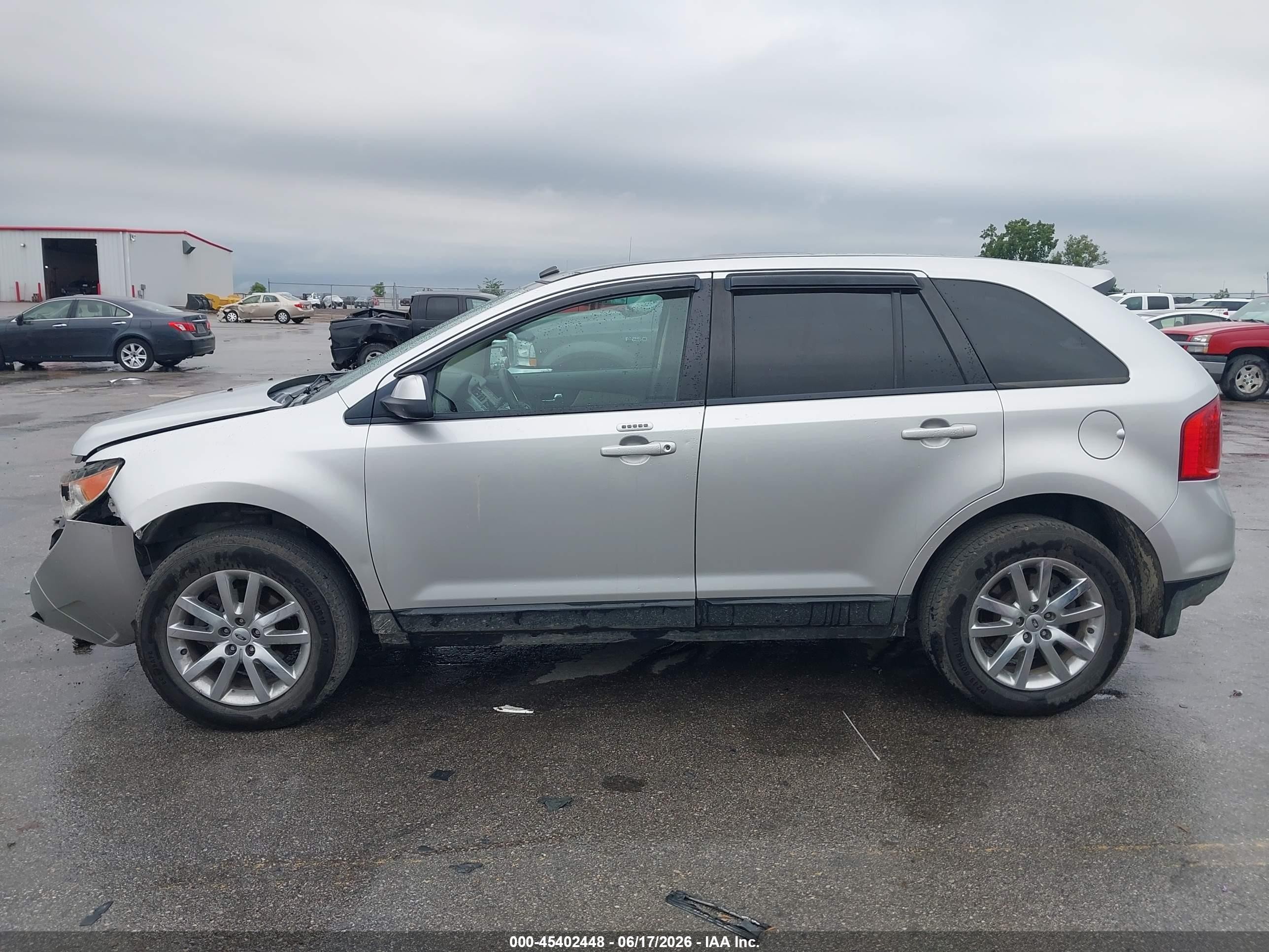 2012 Ford Edge Sel Silver vin: 2FMDK3JC5CBA87169
