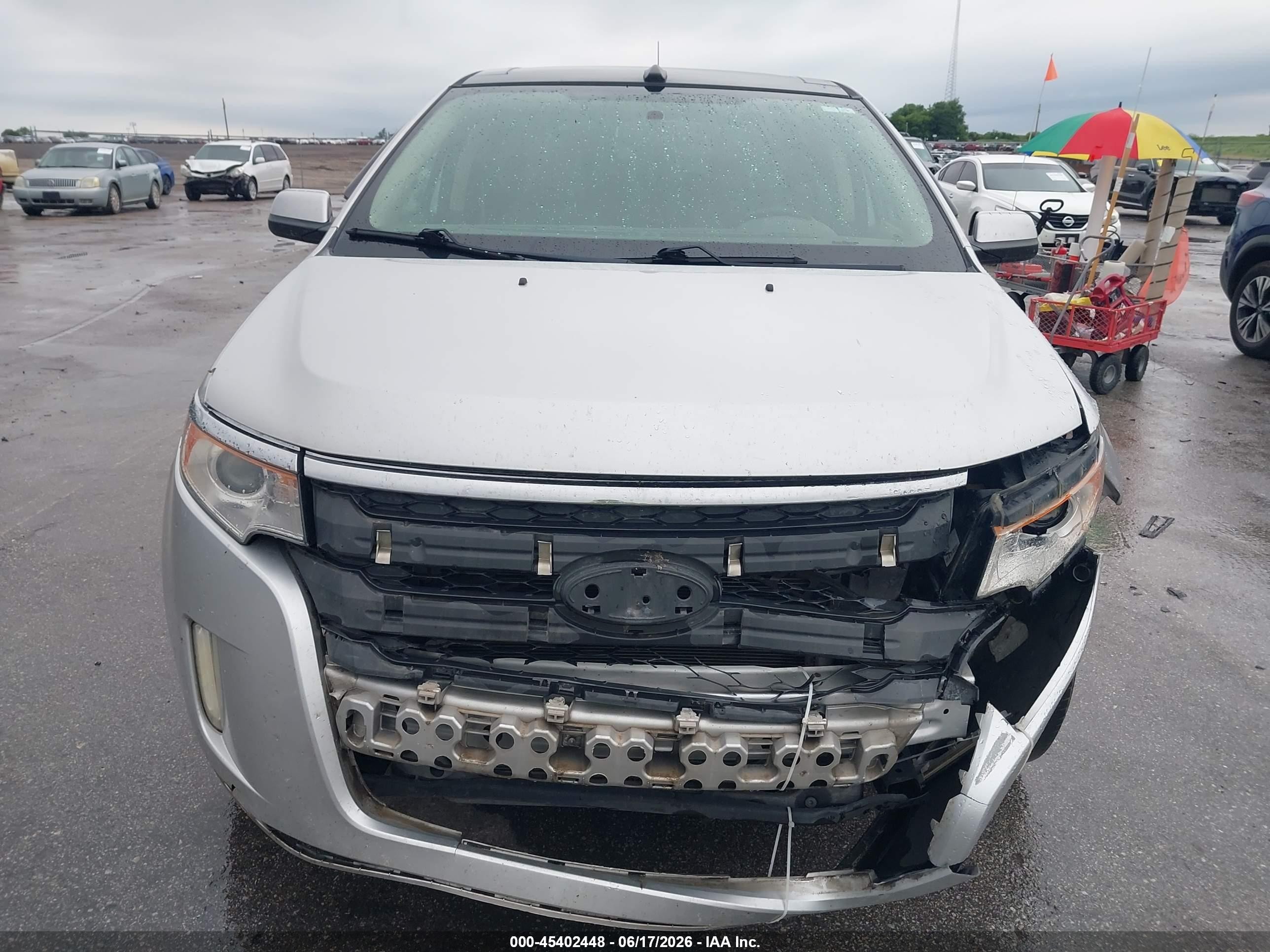 2012 Ford Edge Sel Silver vin: 2FMDK3JC5CBA87169